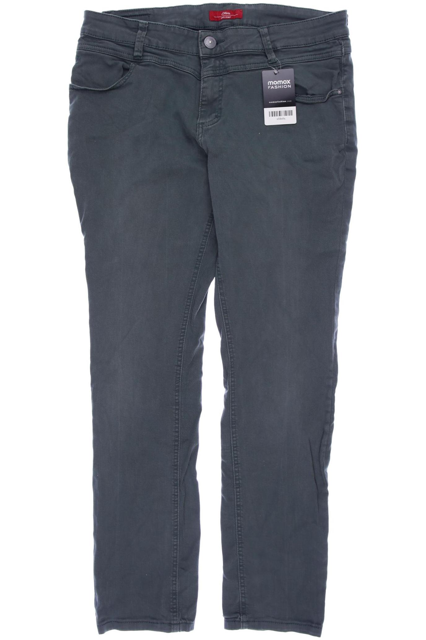 

s.Oliver Damen Jeans, grün