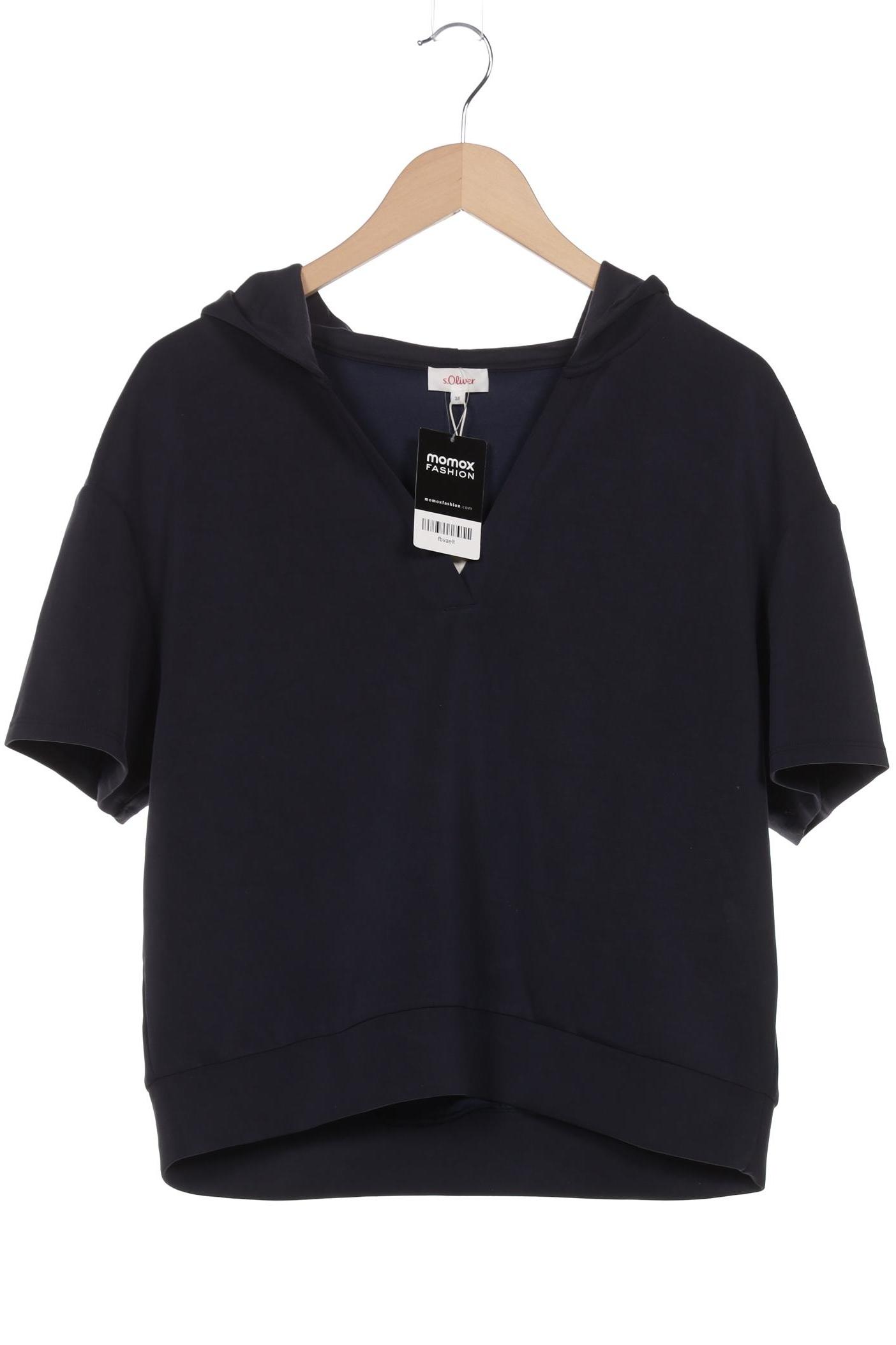 

s.Oliver Damen Kapuzenpullover, marineblau, Gr. 38