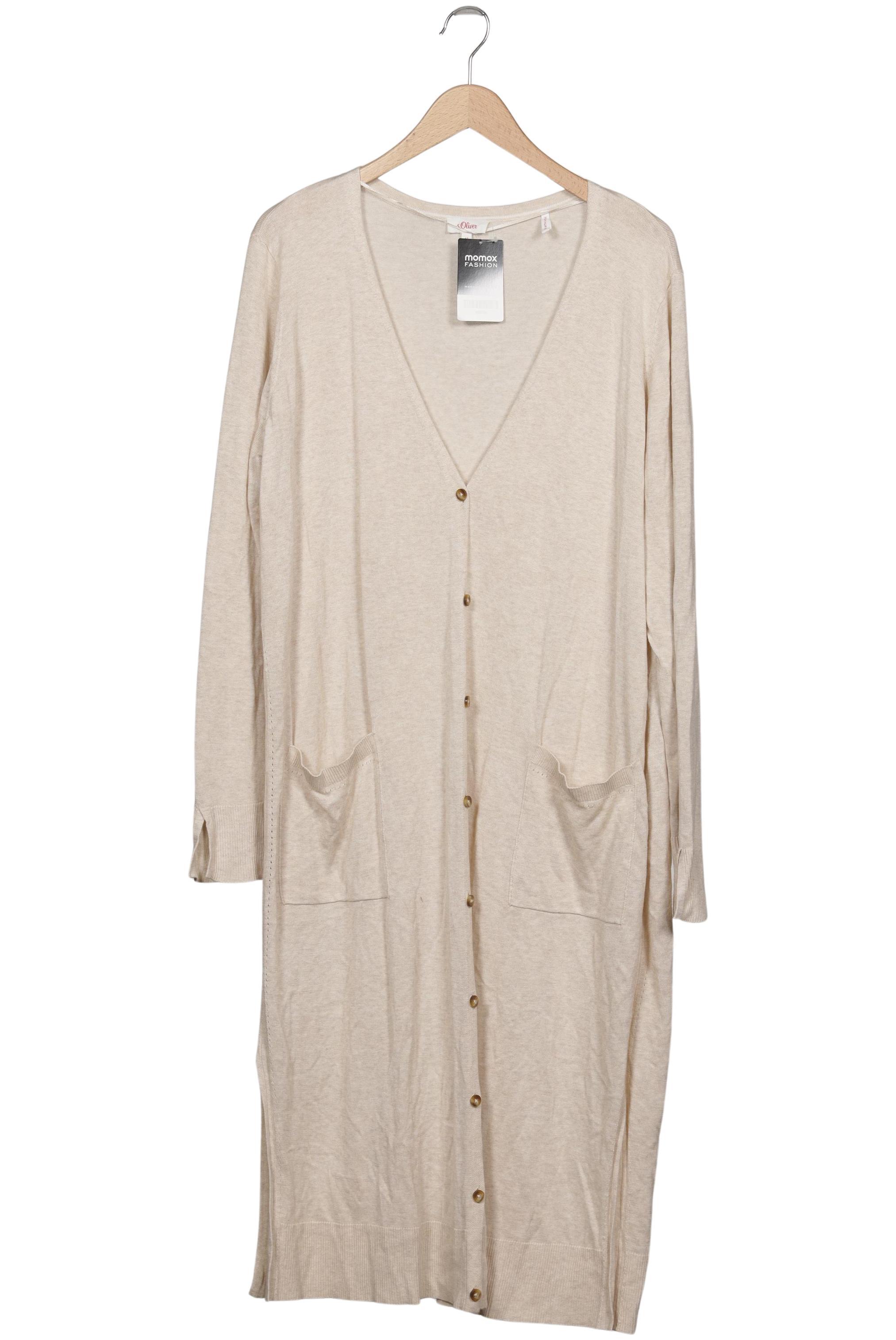 

s.Oliver Damen Strickjacke, beige, Gr. 44