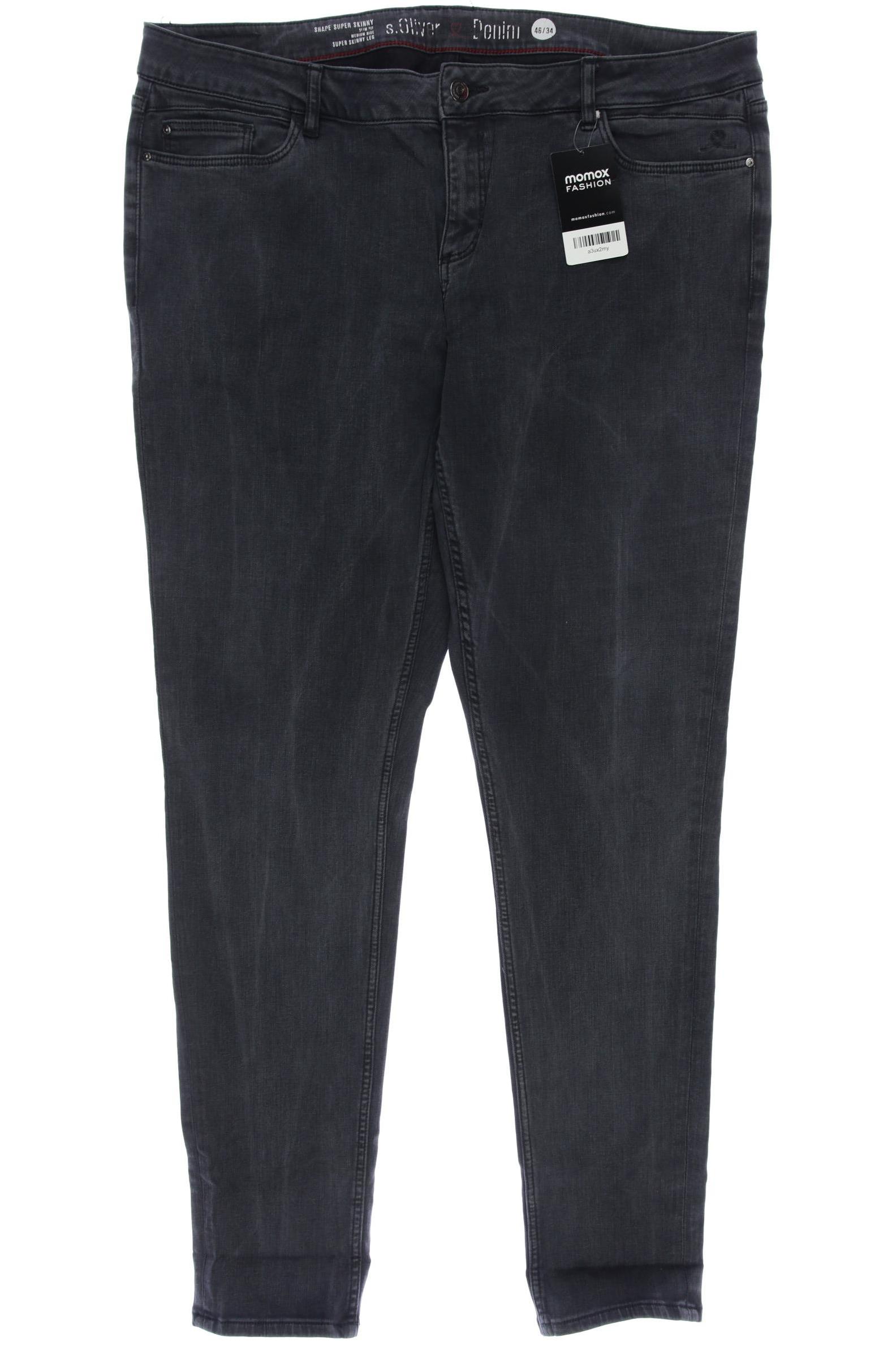 

s.Oliver Damen Jeans, schwarz, Gr. 46