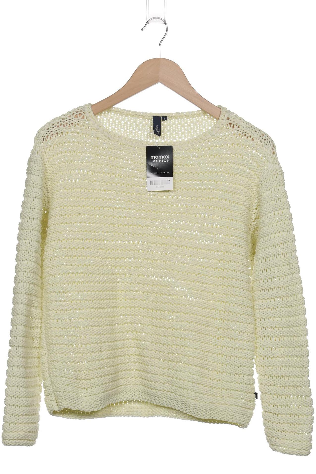 

s.Oliver Damen Pullover, gelb, Gr. 36
