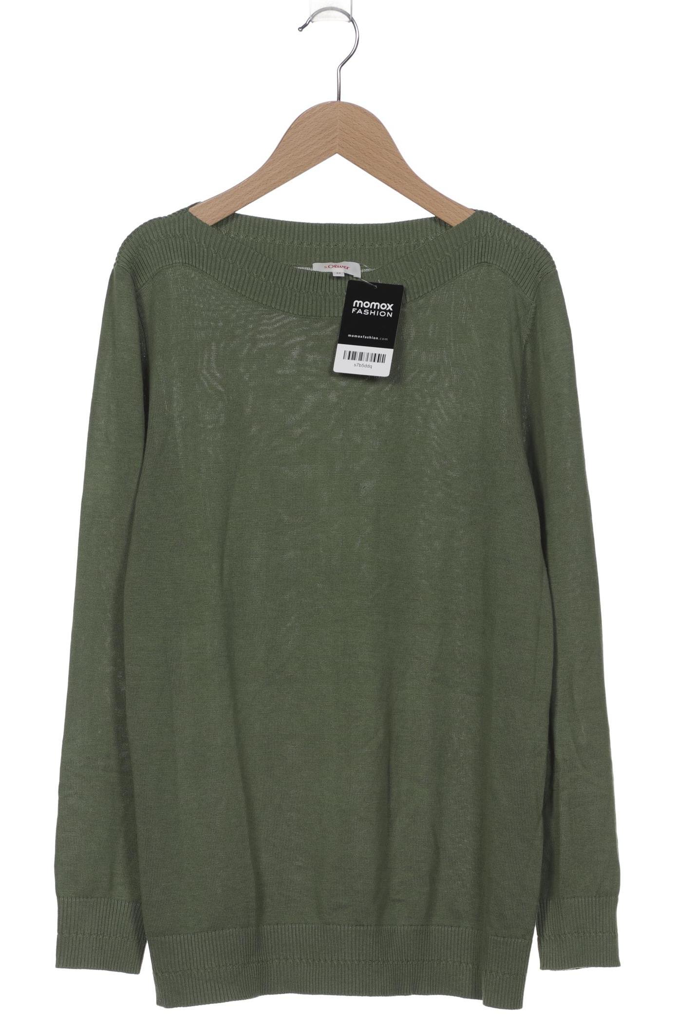 

s.Oliver Damen Langarmshirt, grün, Gr. 44