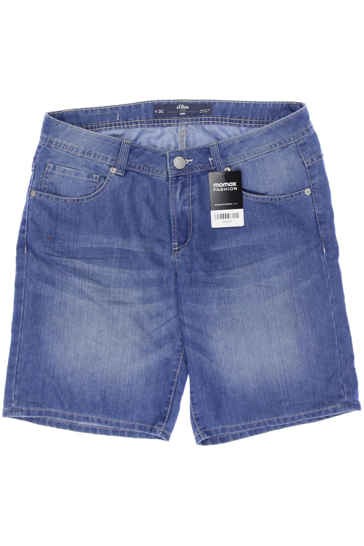 

s.Oliver Damen Shorts, blau, Gr. 31