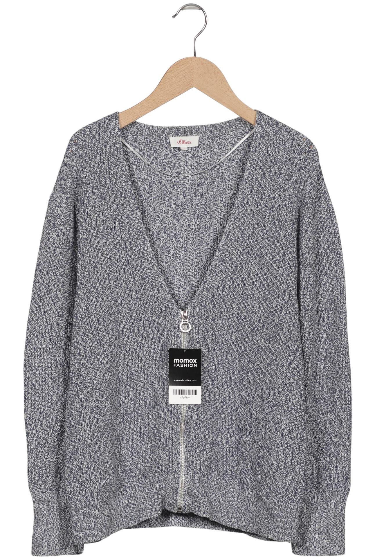 

s.Oliver Damen Strickjacke, marineblau, Gr. 40