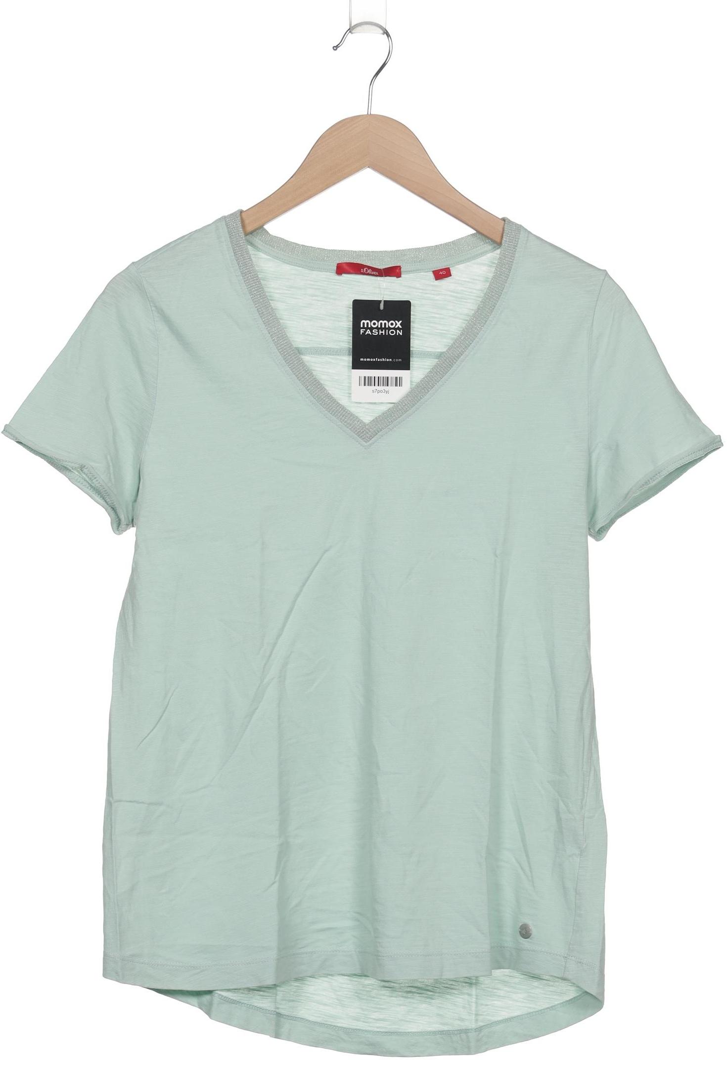 

s.Oliver Damen T-Shirt, hellgrün, Gr. 40