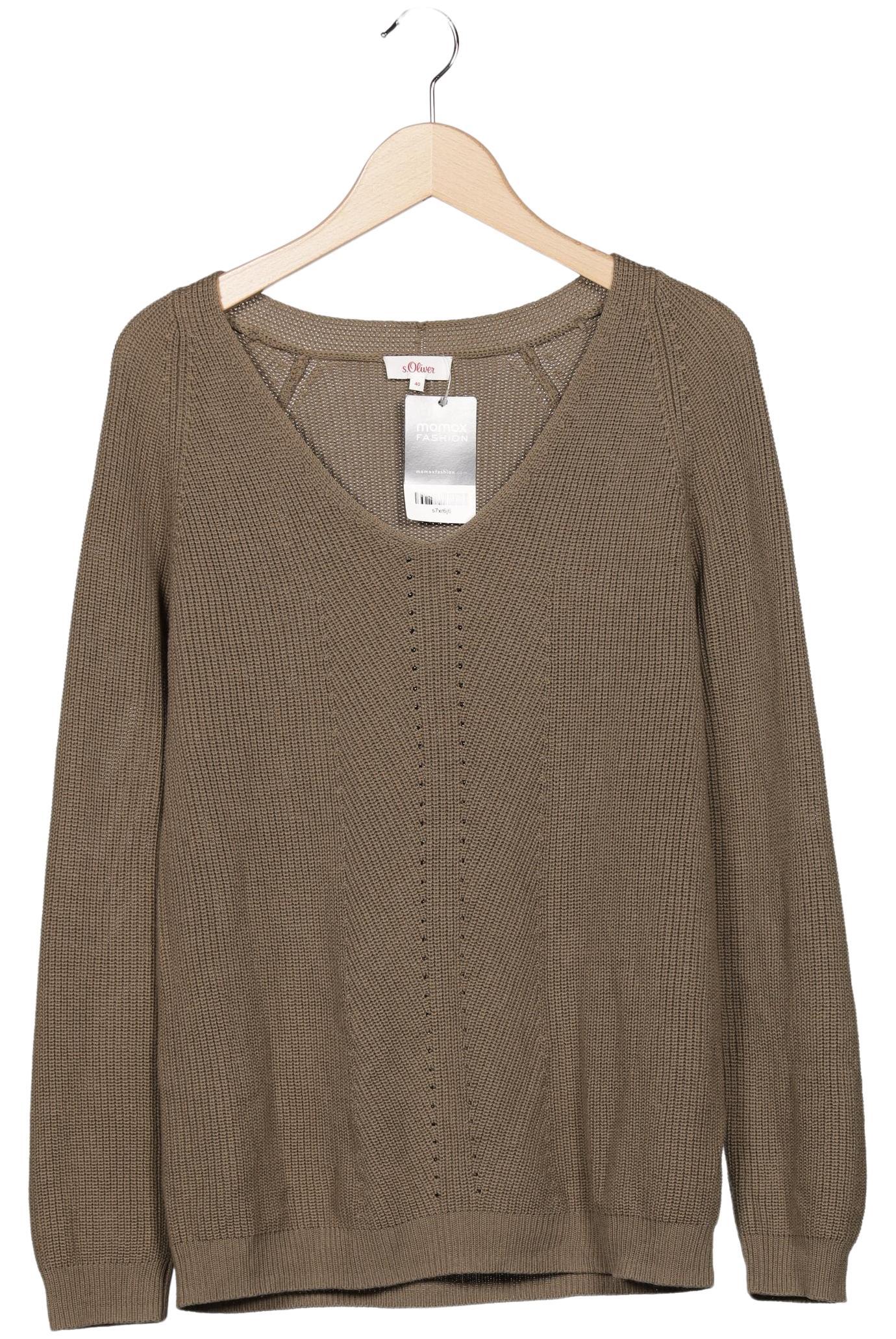 

s.Oliver Damen Pullover, braun, Gr. 40