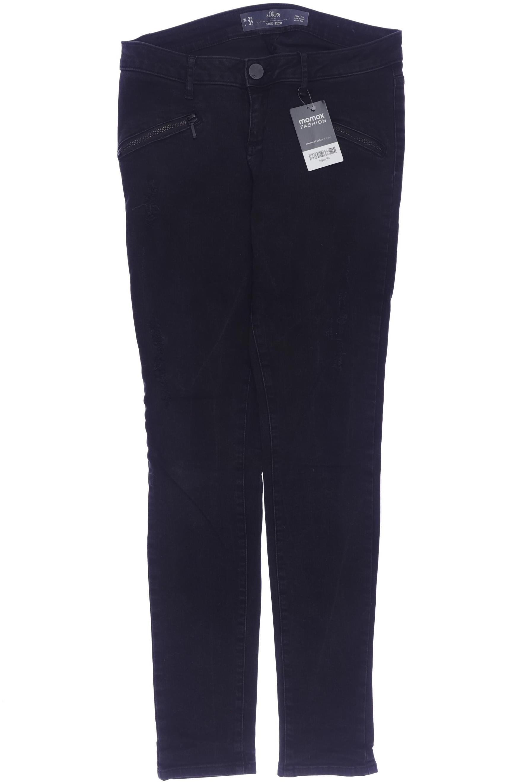 

s.Oliver Damen Jeans, schwarz, Gr. 29