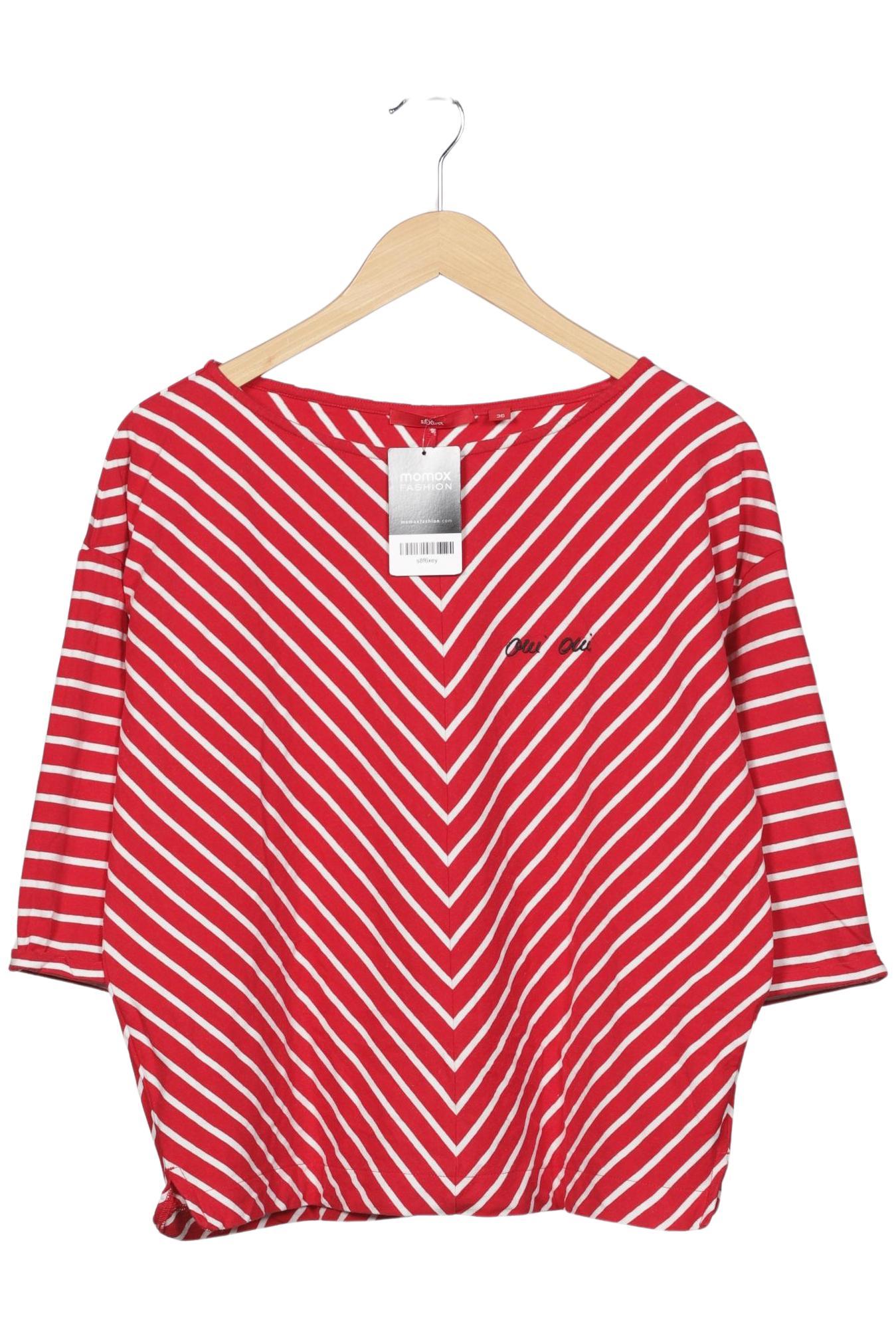 

s.Oliver Damen Langarmshirt, mehrfarbig, Gr. 36