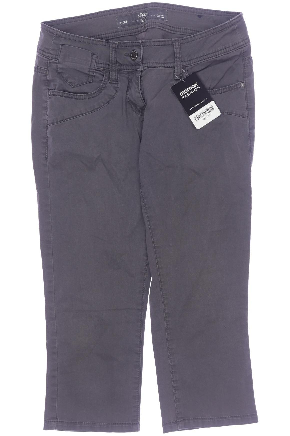 

s.Oliver Damen Stoffhose, grau, Gr. 34