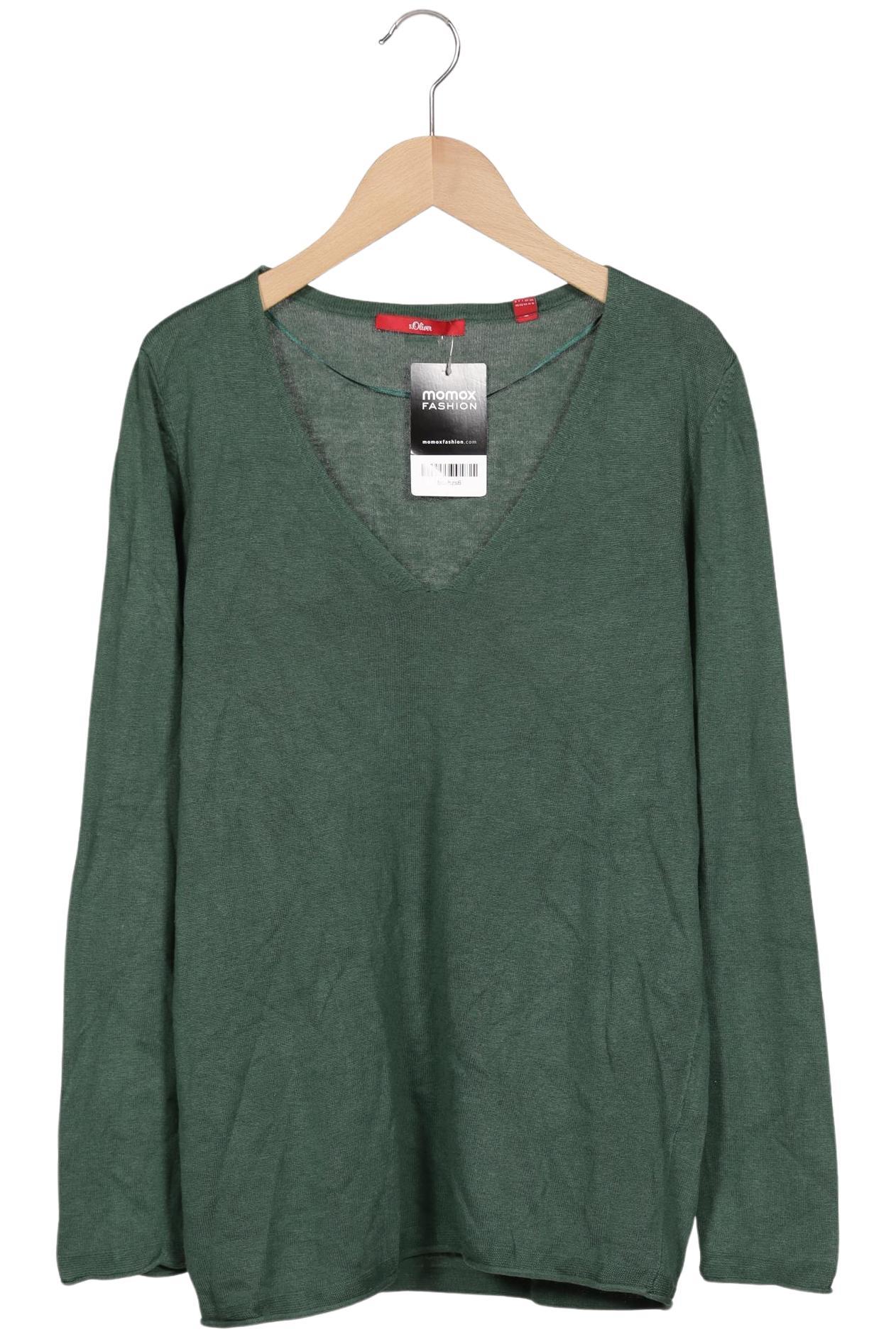 

s.Oliver Damen Pullover, grün, Gr. 40