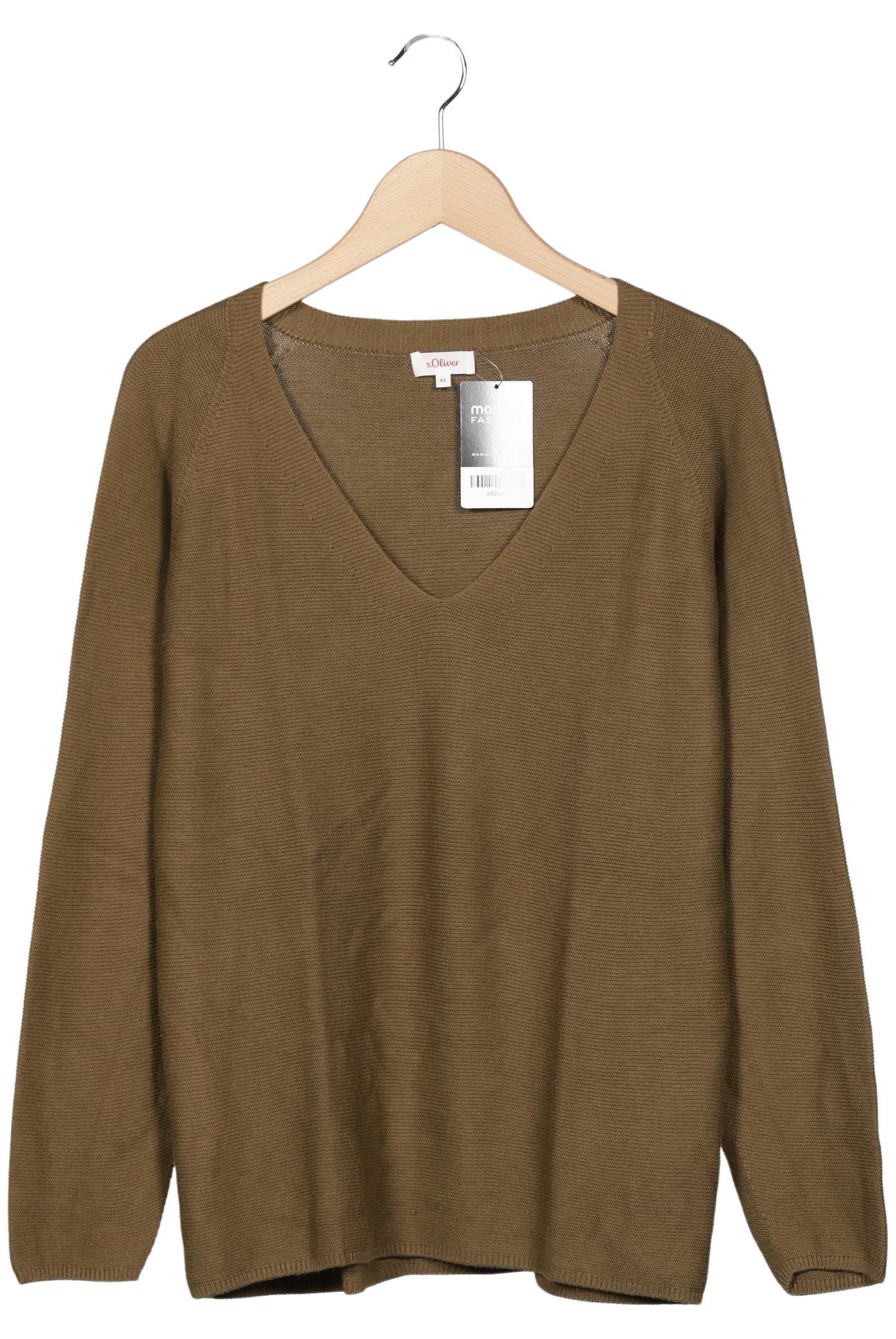 

s.Oliver Damen Pullover, grün, Gr. 42