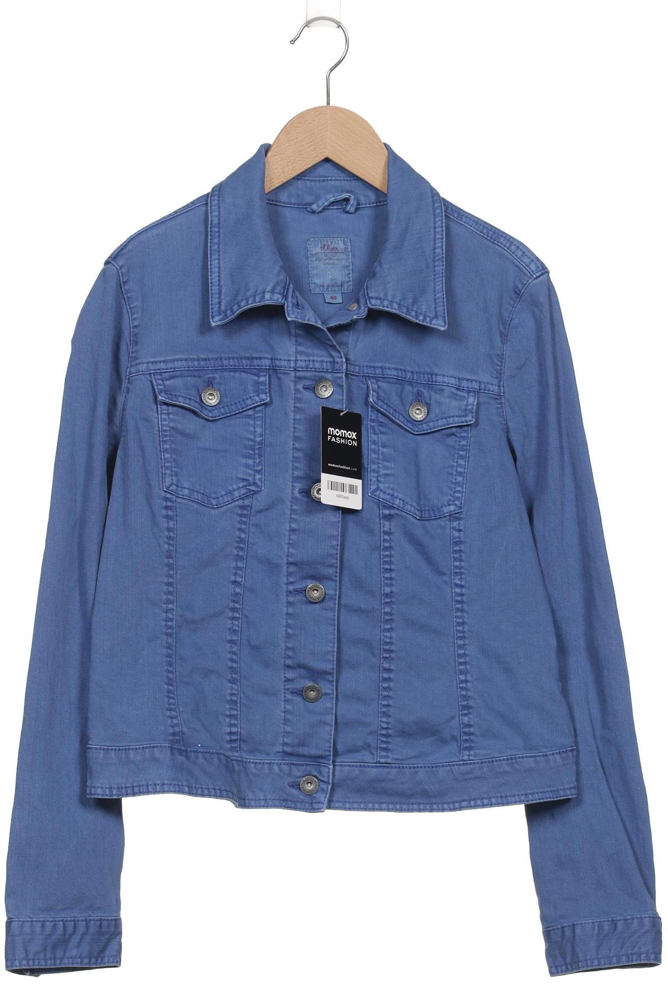 

s.Oliver Damen Jacke, blau, Gr. 40