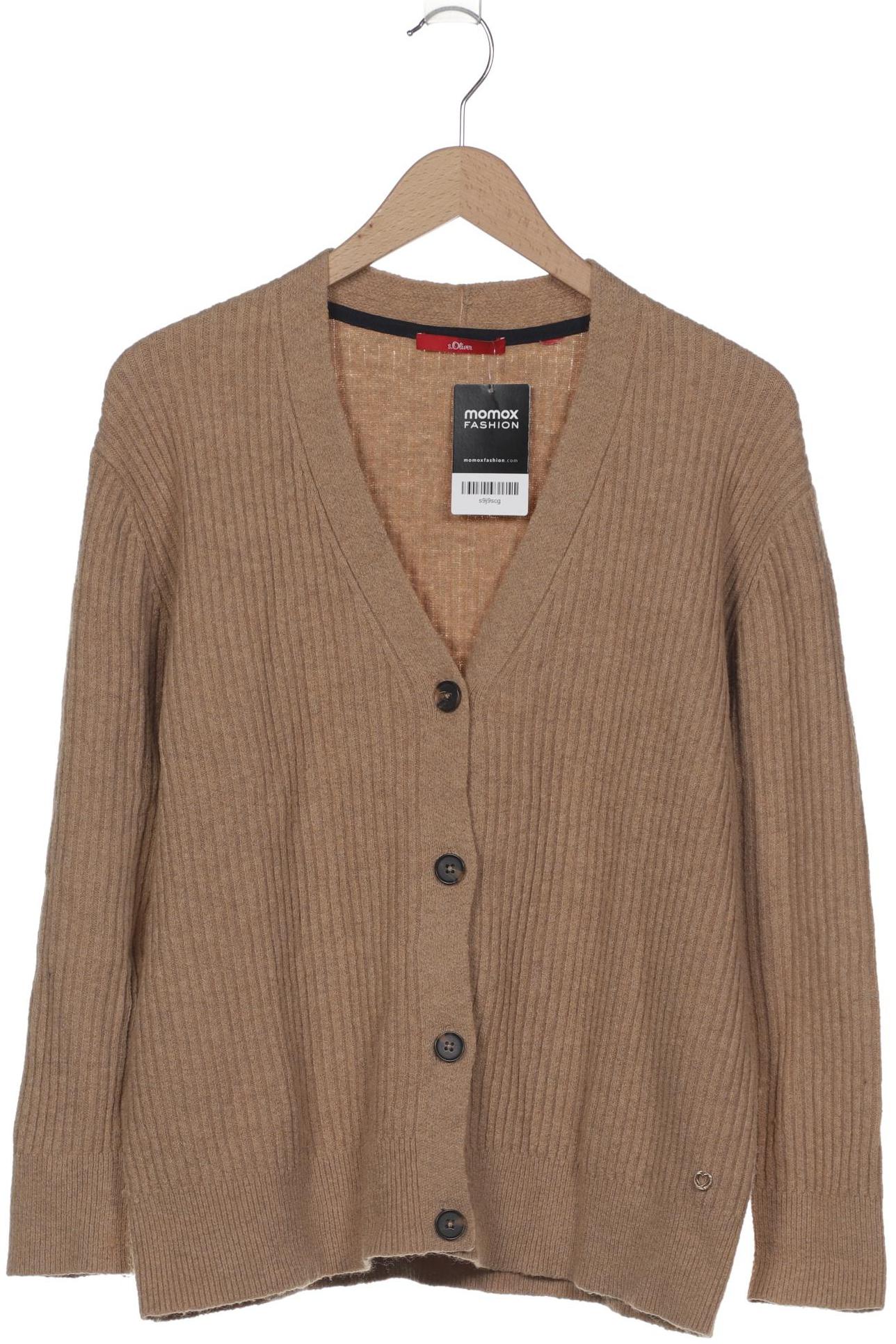 

s.Oliver Damen Strickjacke, beige, Gr. 48