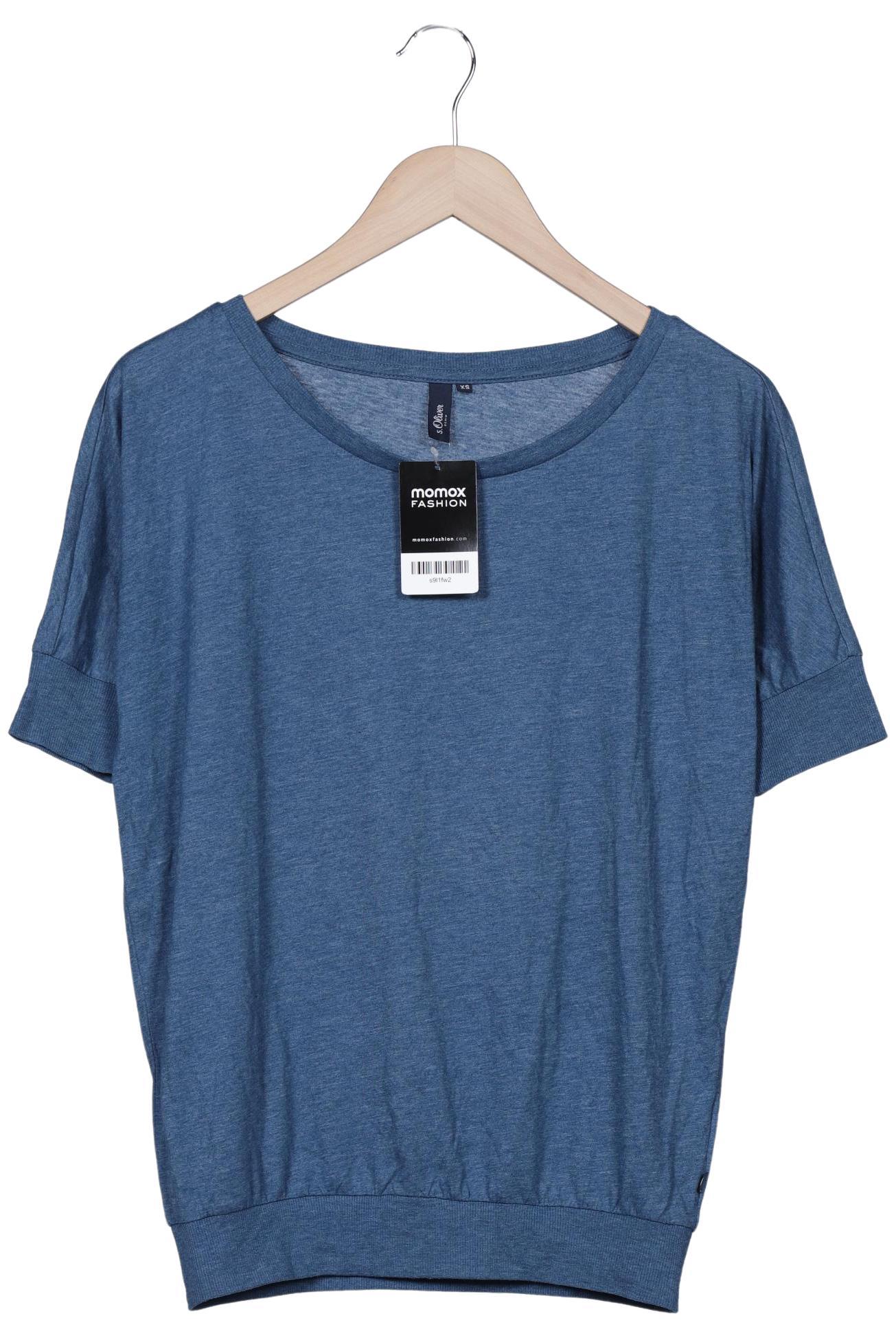 

s.Oliver Damen T-Shirt, blau, Gr. 34