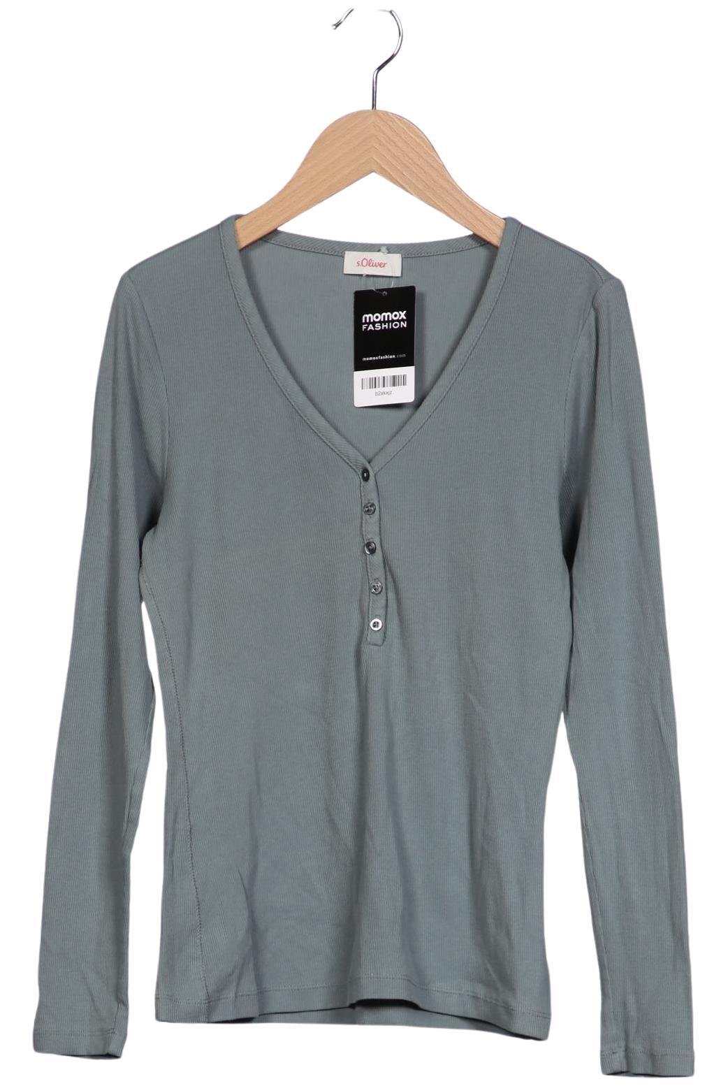 

s.Oliver Damen Langarmshirt, grau, Gr. 36