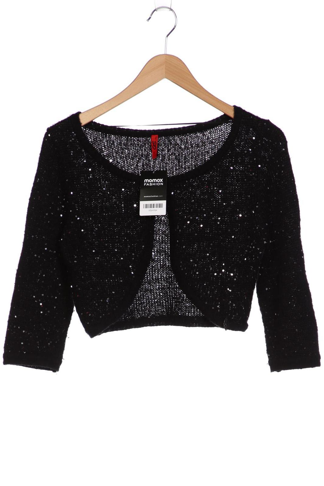 

s.Oliver Damen Strickjacke, schwarz, Gr. 36
