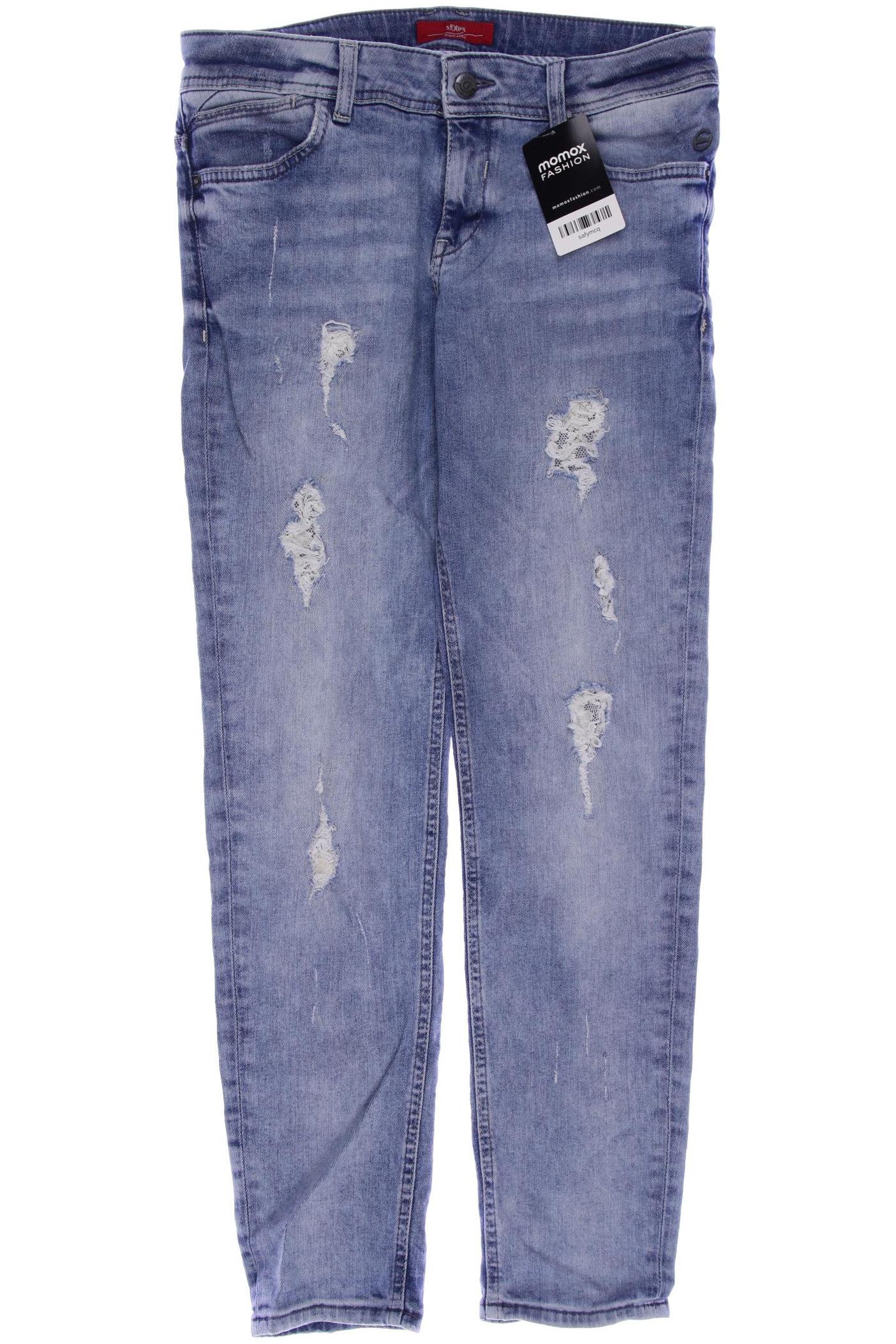 

s.Oliver Damen Jeans, blau