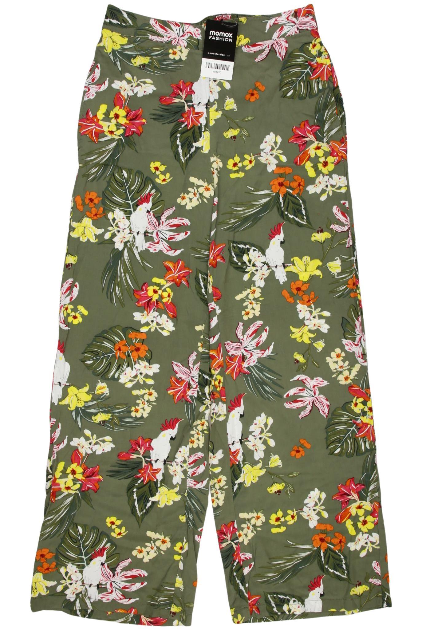 

s.Oliver Damen Stoffhose, grün, Gr. 28