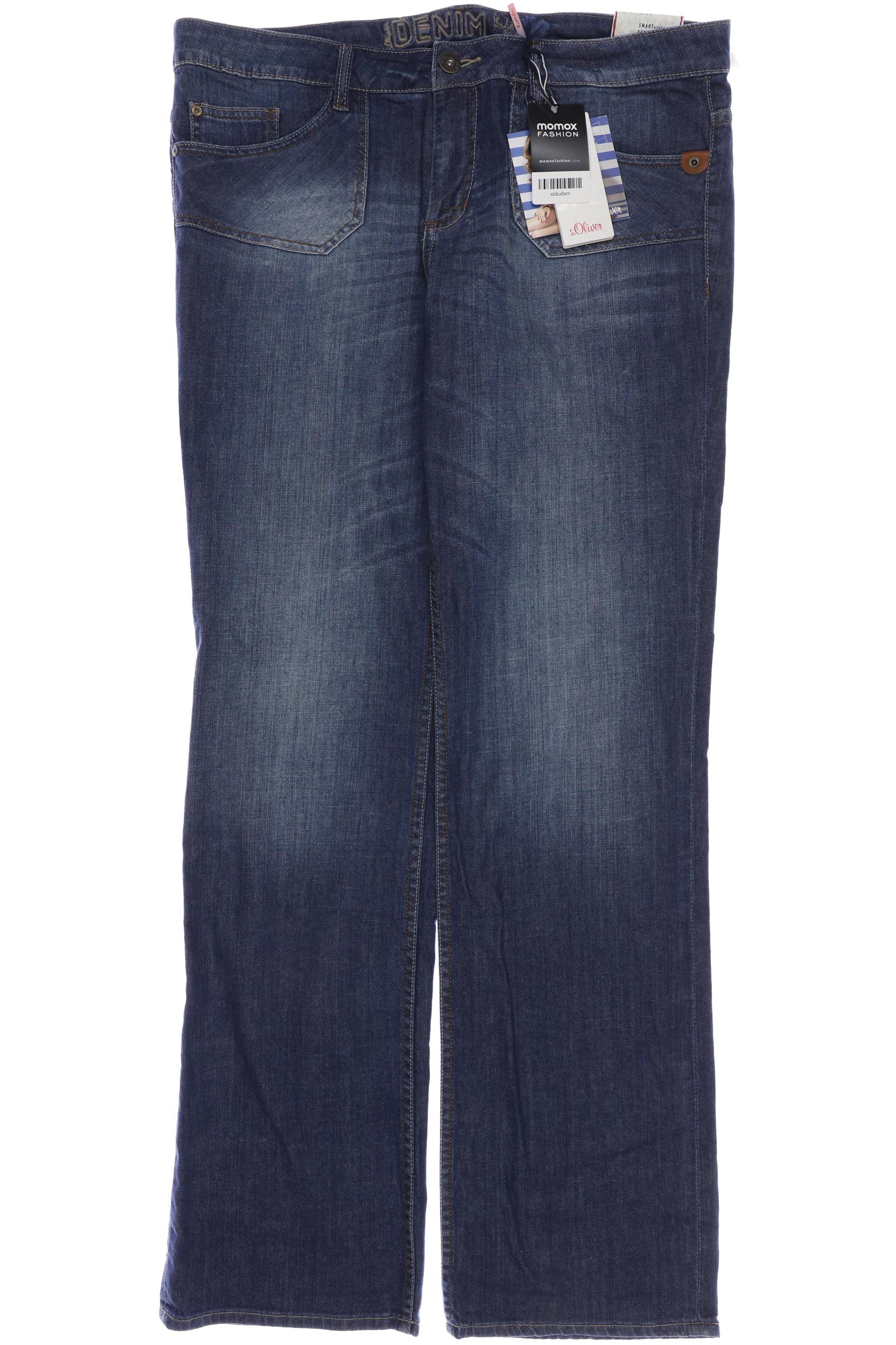

s.Oliver Damen Jeans, blau
