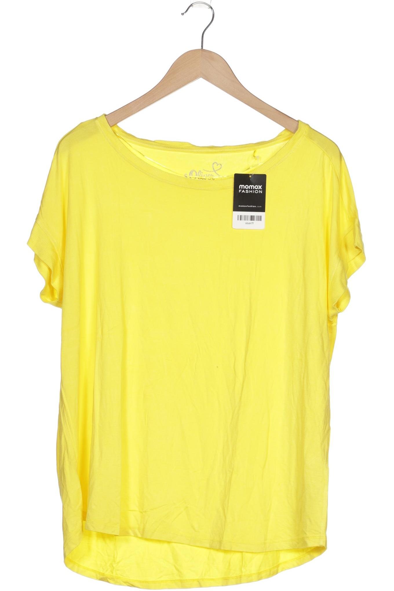 

s.Oliver Damen T-Shirt, gelb, Gr. 44