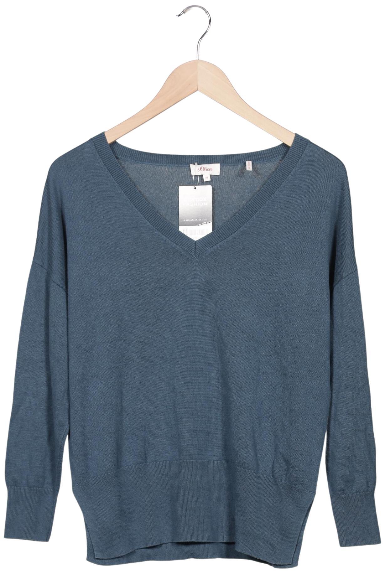 

s.Oliver Damen Pullover, blau, Gr. 34