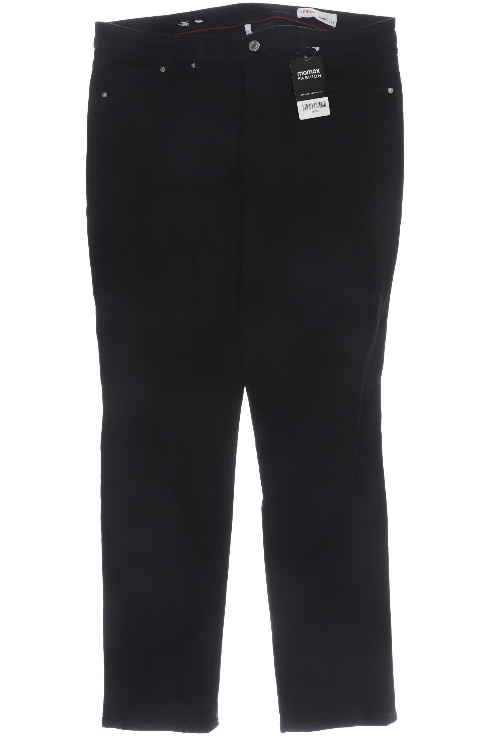 

s.Oliver Damen Jeans, schwarz, Gr. 46