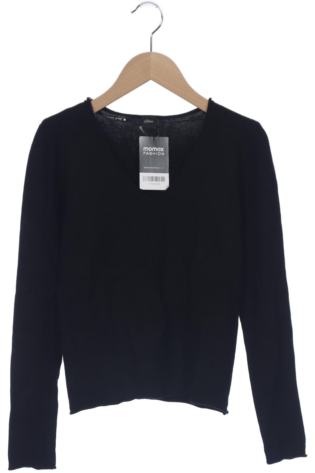 

s.Oliver Damen Pullover, schwarz