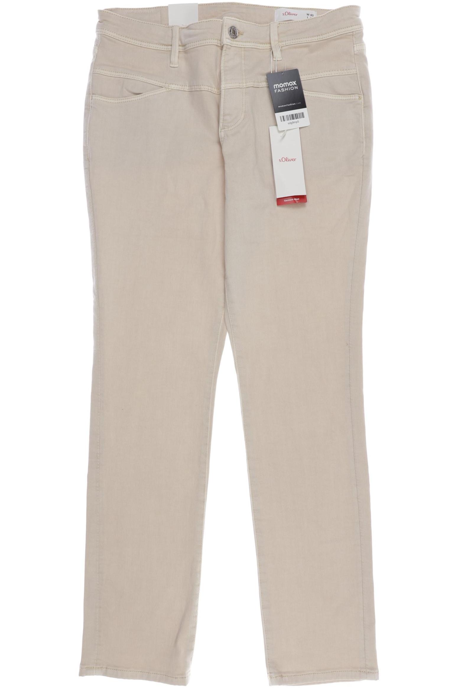 

s.Oliver Damen Jeans, beige, Gr. 40