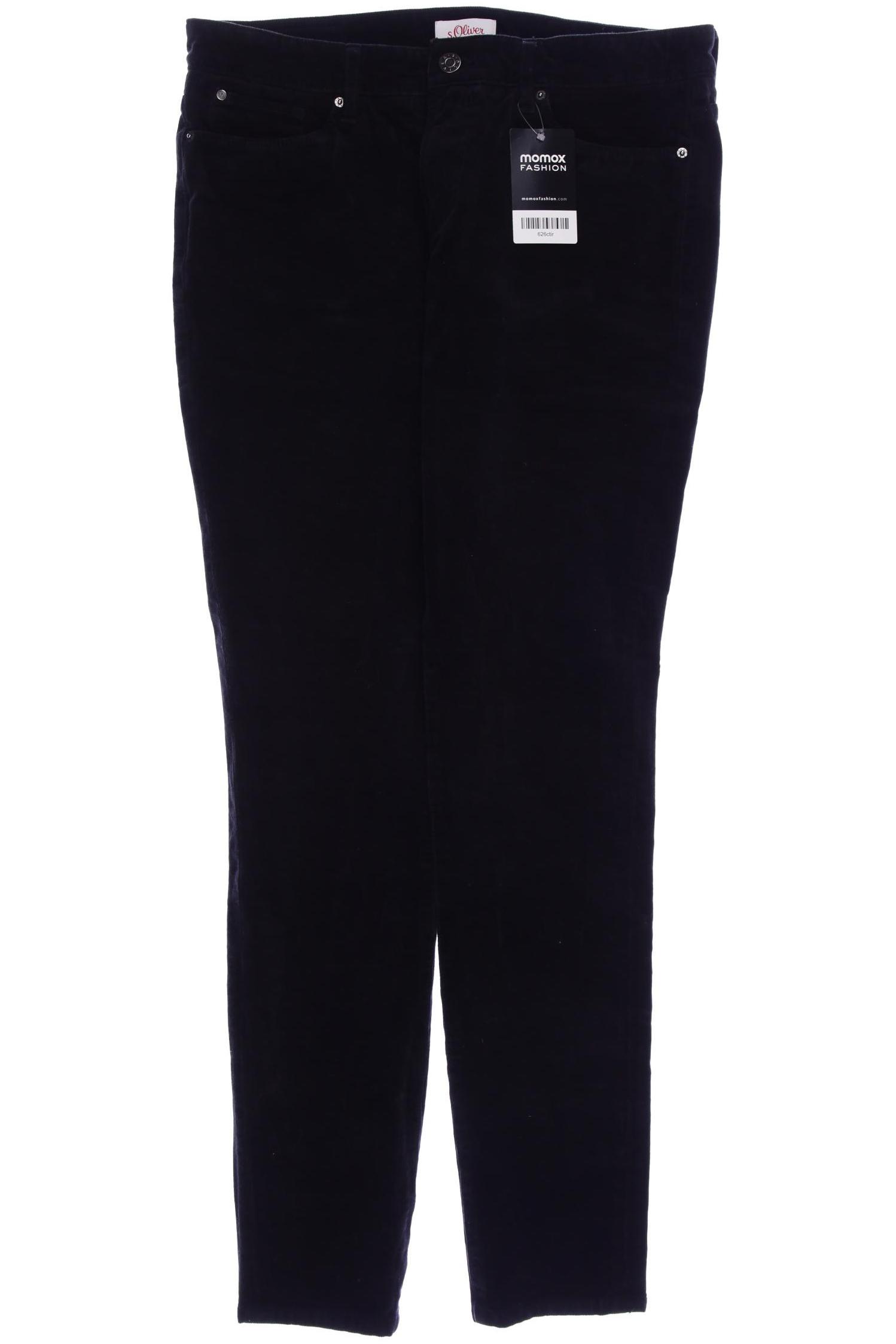 

s.Oliver Damen Stoffhose, schwarz