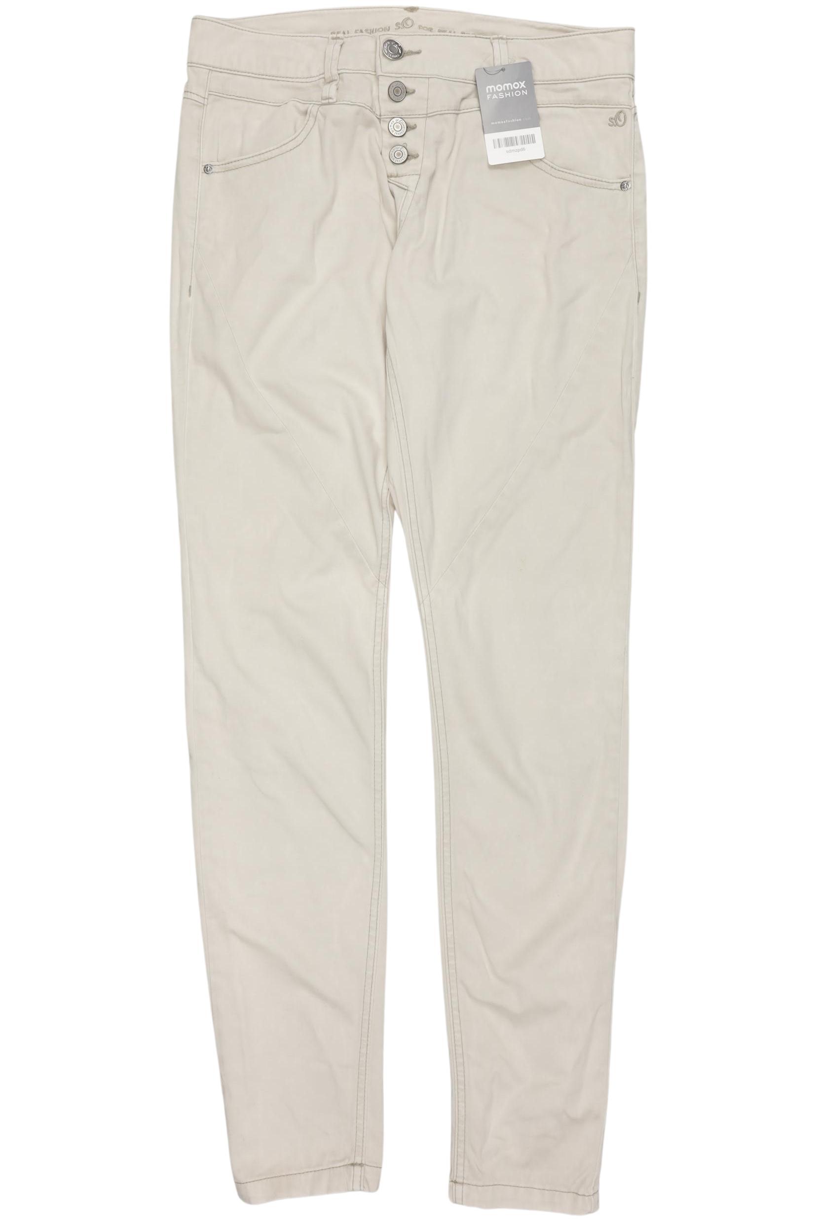 

s.Oliver Damen Jeans, cremeweiß, Gr. 36
