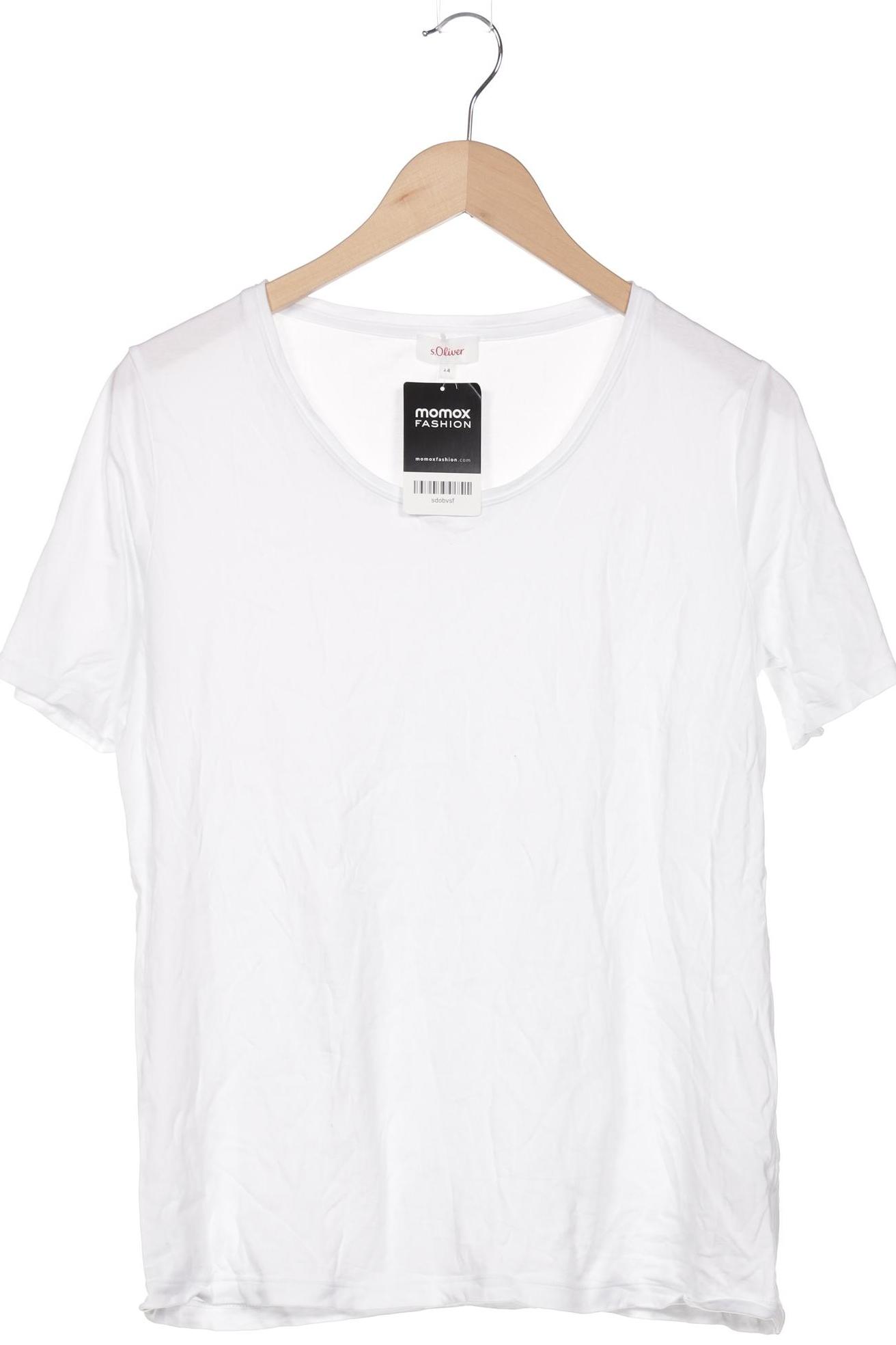 

s.Oliver Damen T-Shirt, weiß, Gr. 44