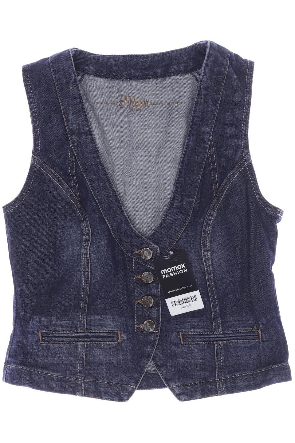 

s.Oliver Damen Weste, marineblau, Gr. 38