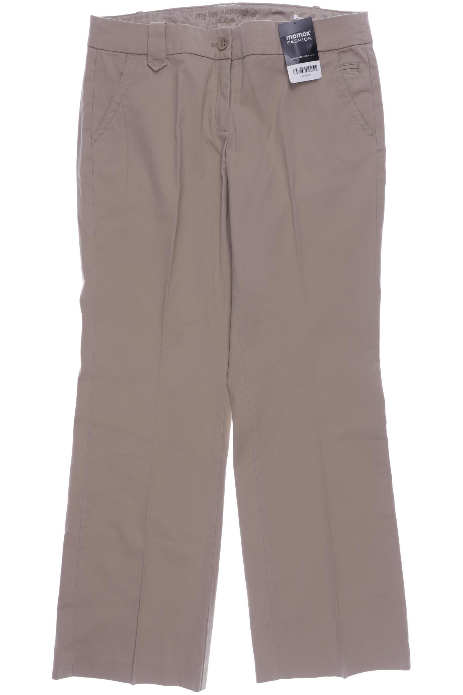 

s.Oliver Damen Stoffhose, beige