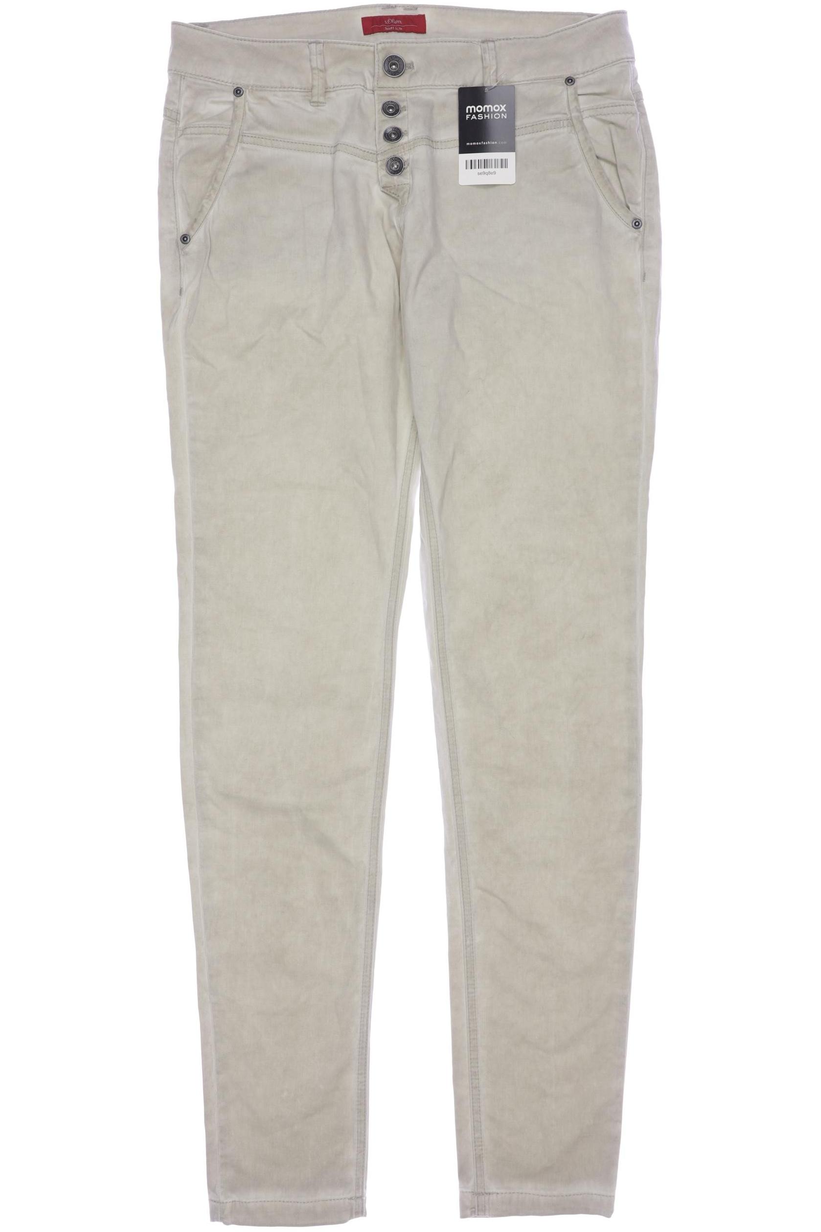 

s.Oliver Damen Stoffhose, beige, Gr. 31