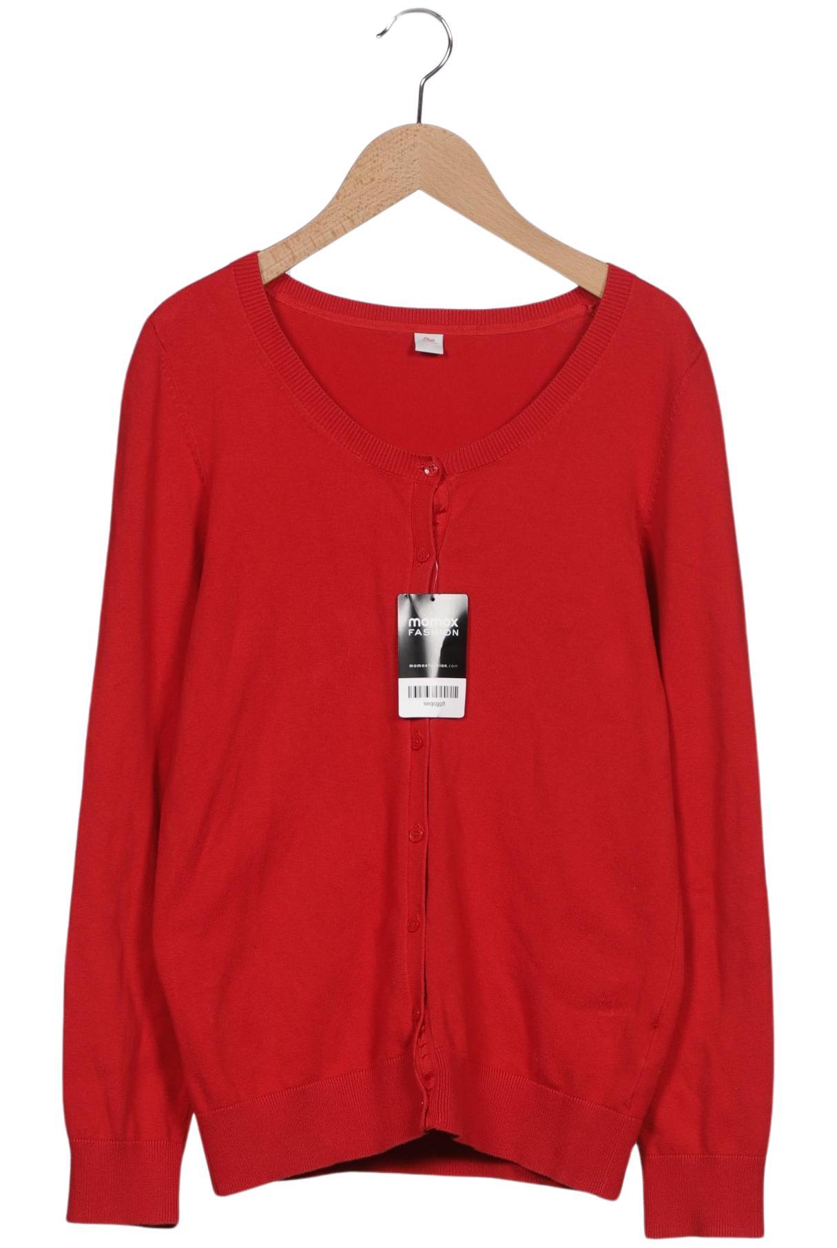 

s.Oliver Damen Strickjacke, rot, Gr. 40