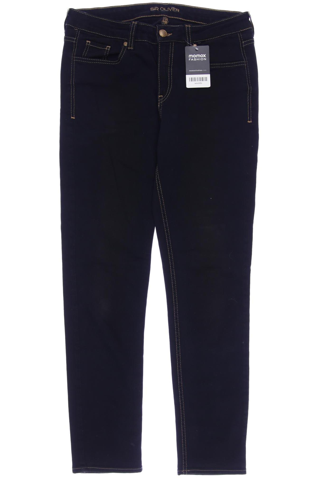 

s.Oliver Damen Jeans, schwarz