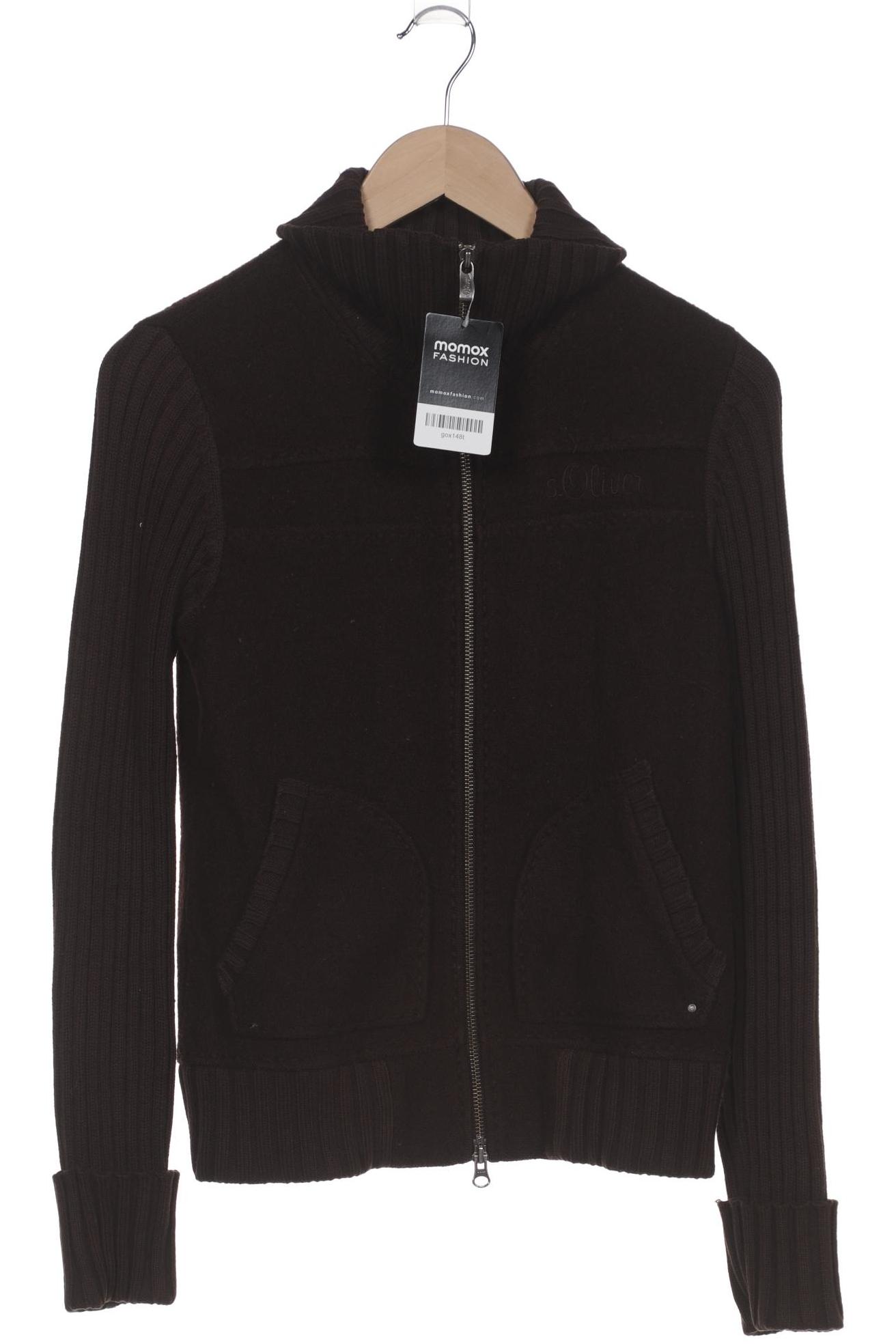 

s.Oliver Damen Strickjacke, braun, Gr. 36