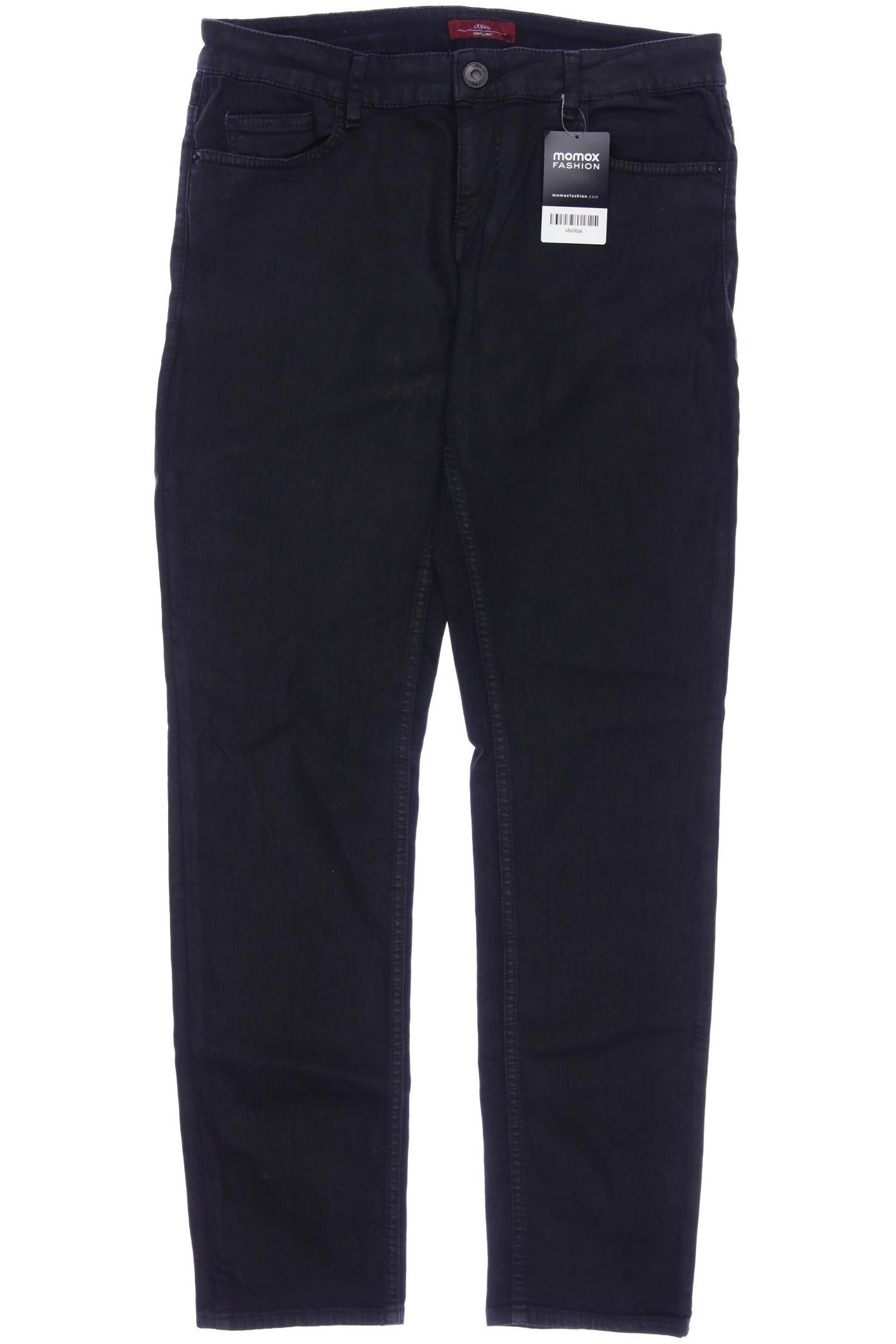

s.Oliver Damen Jeans, schwarz