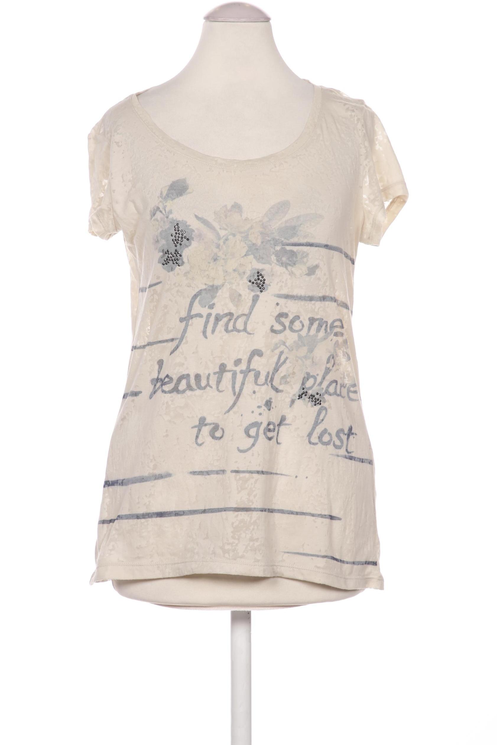 

s.Oliver Damen T-Shirt, cremeweiß, Gr. 36
