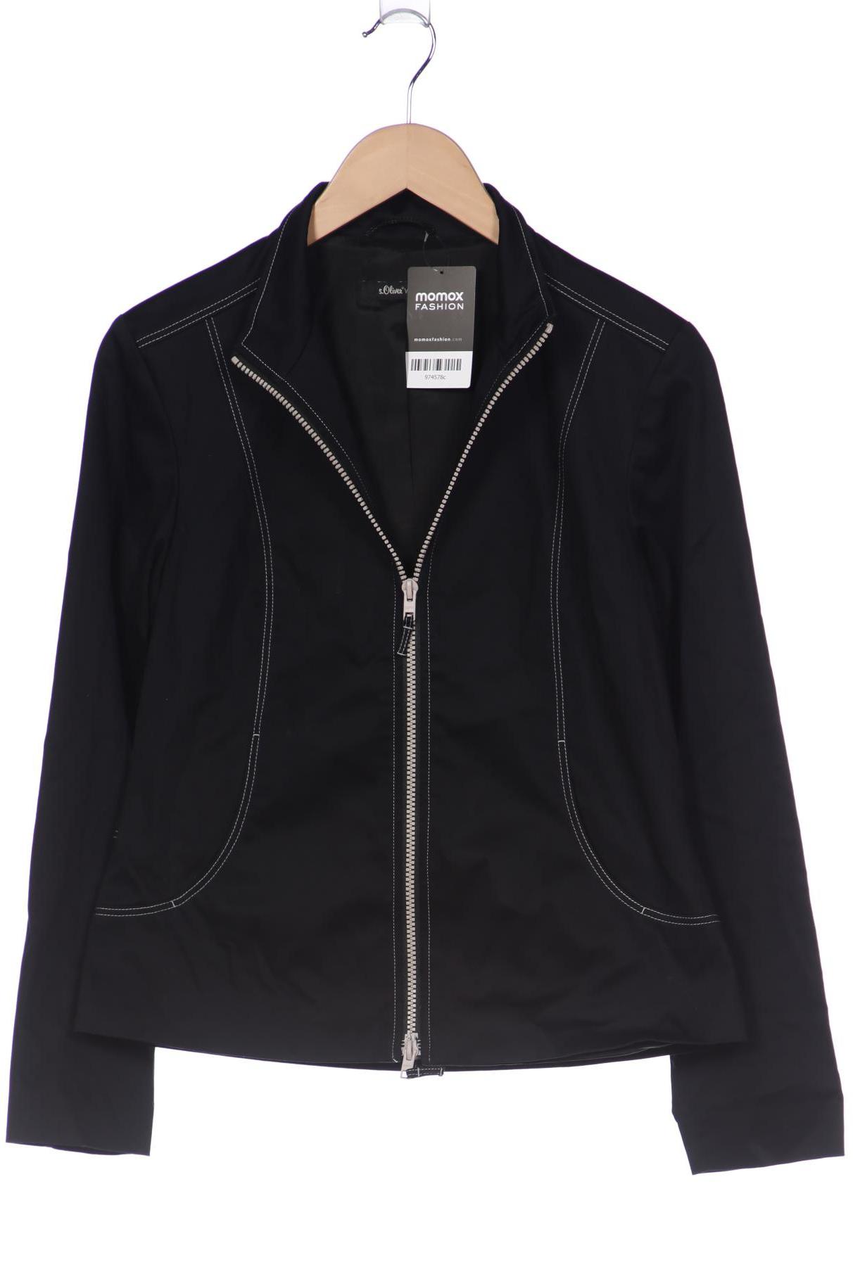 

s.Oliver Damen Jacke, schwarz, Gr. 36