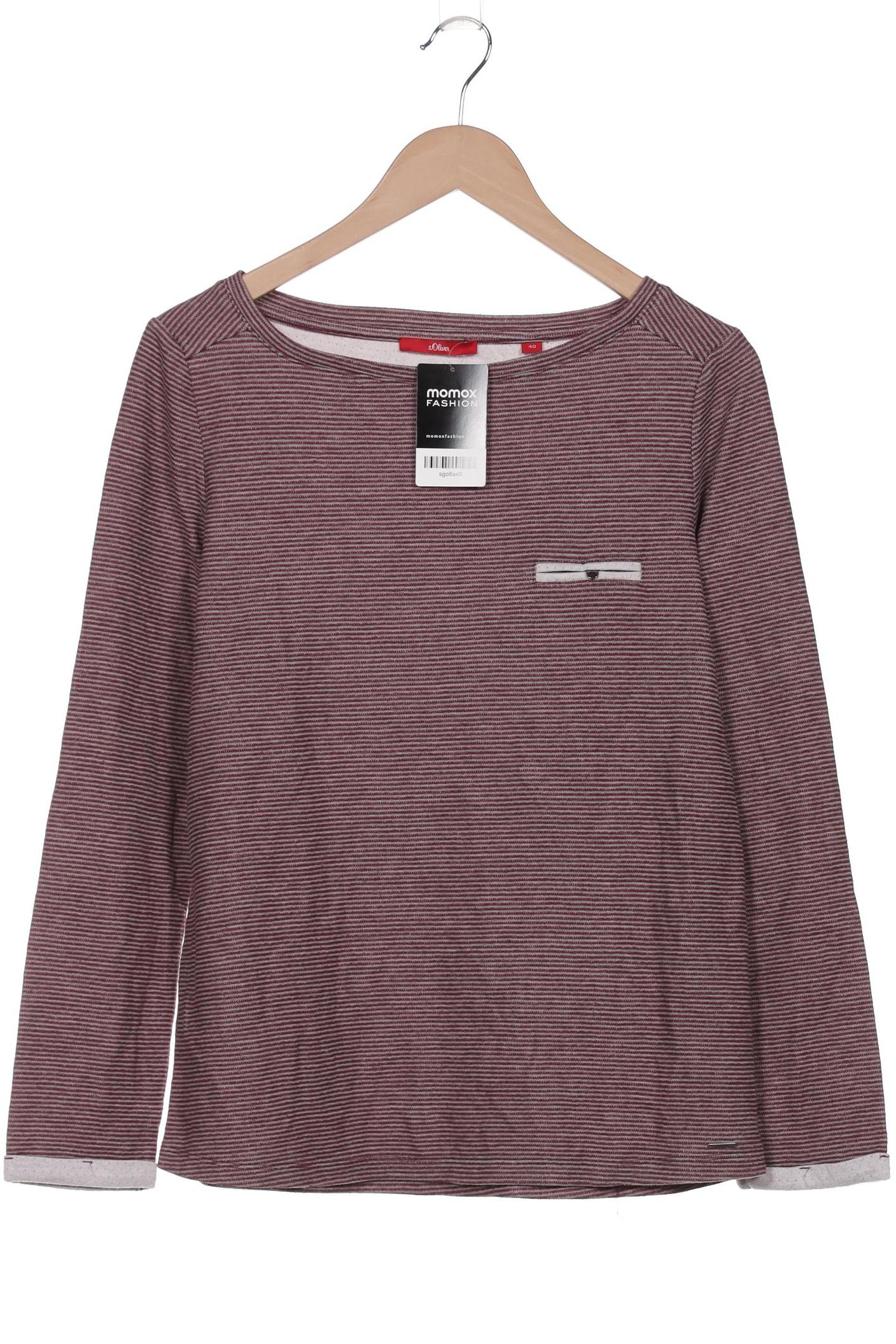 

s.Oliver Damen Langarmshirt, bordeaux, Gr. 40