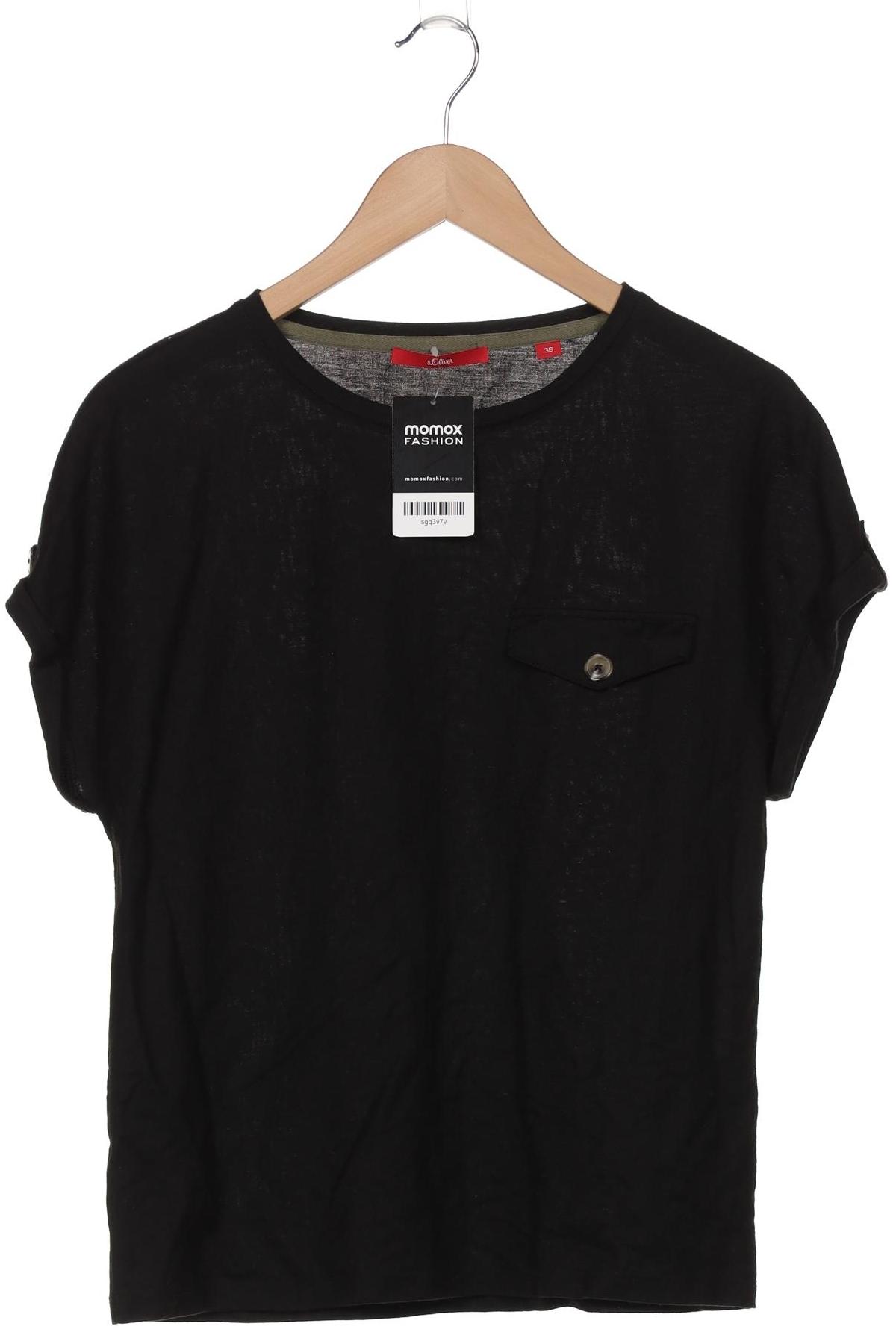 

s.Oliver Damen T-Shirt, schwarz, Gr. 38