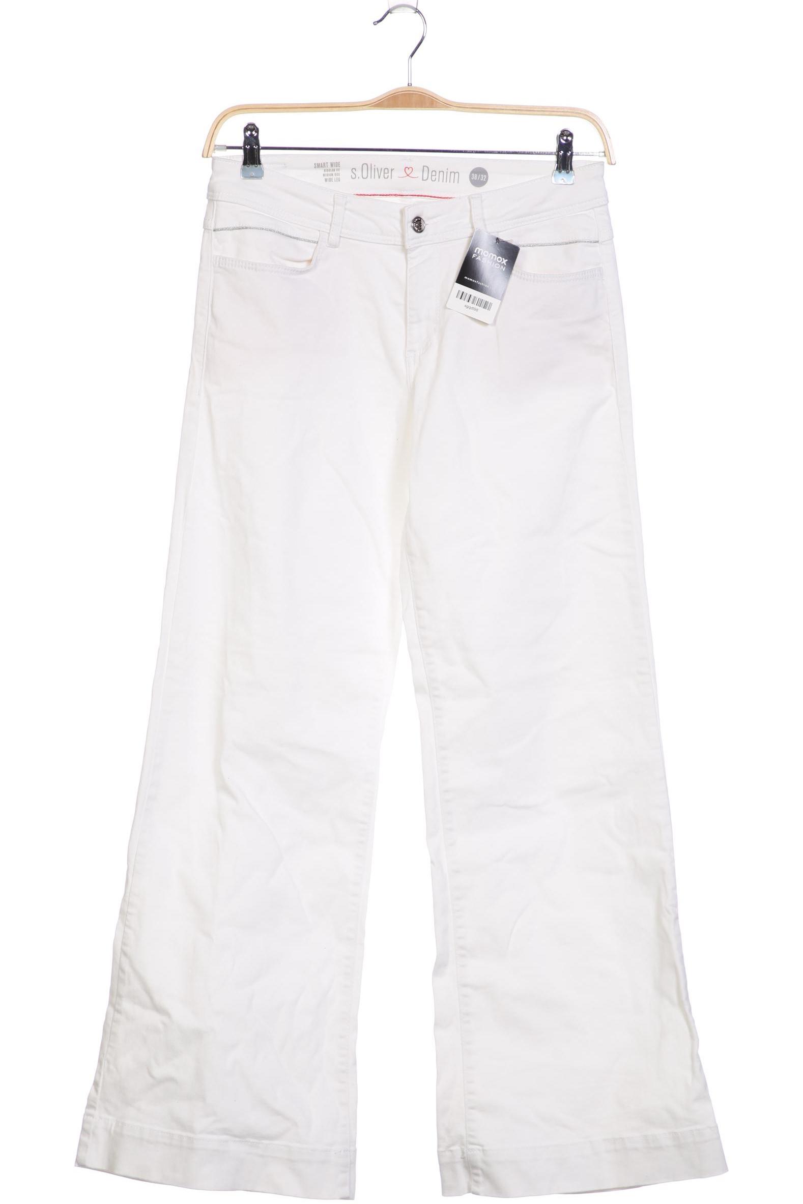 

s.Oliver Damen Jeans, weiß, Gr. 38