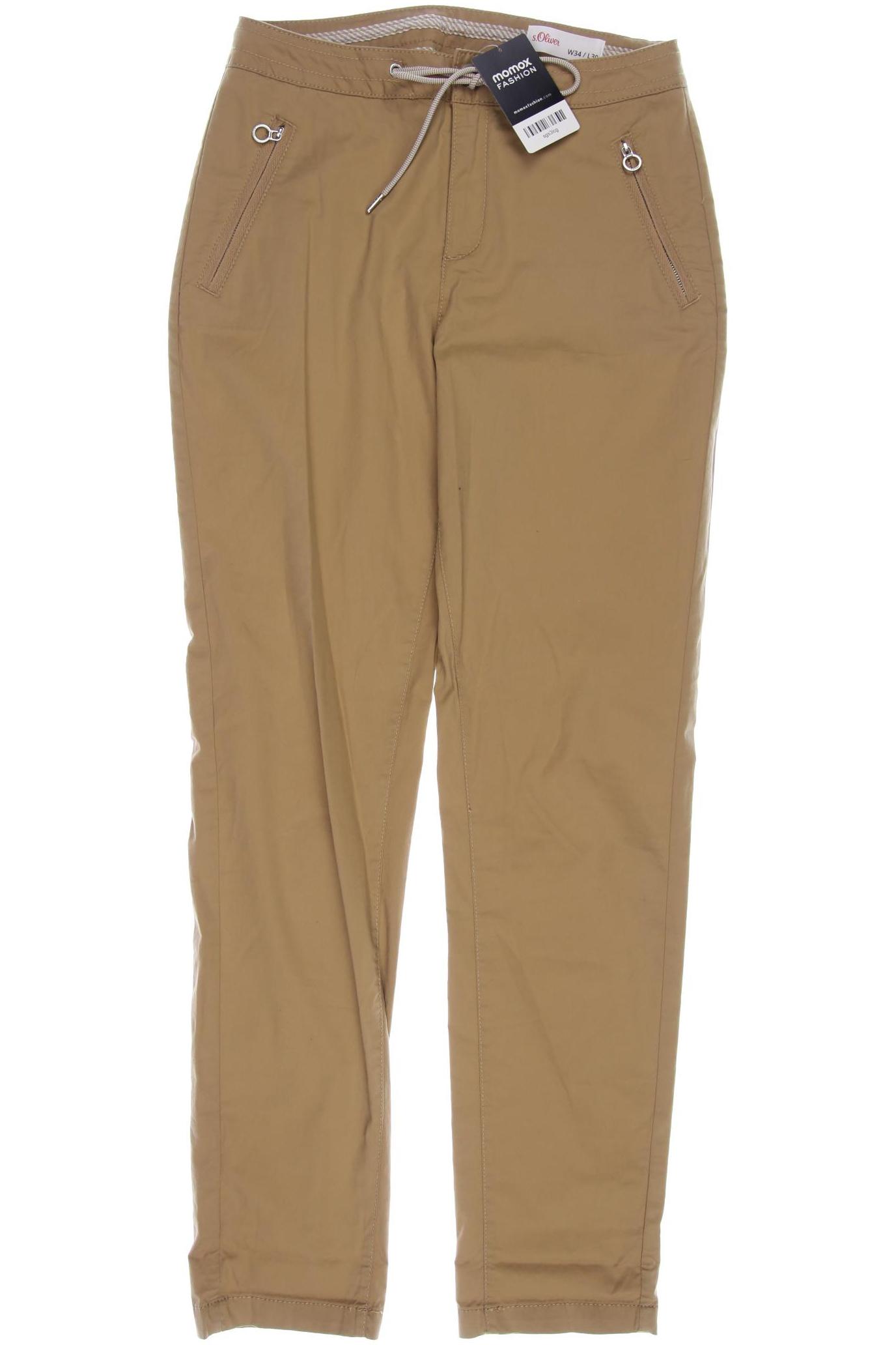 

s.Oliver Damen Stoffhose, beige