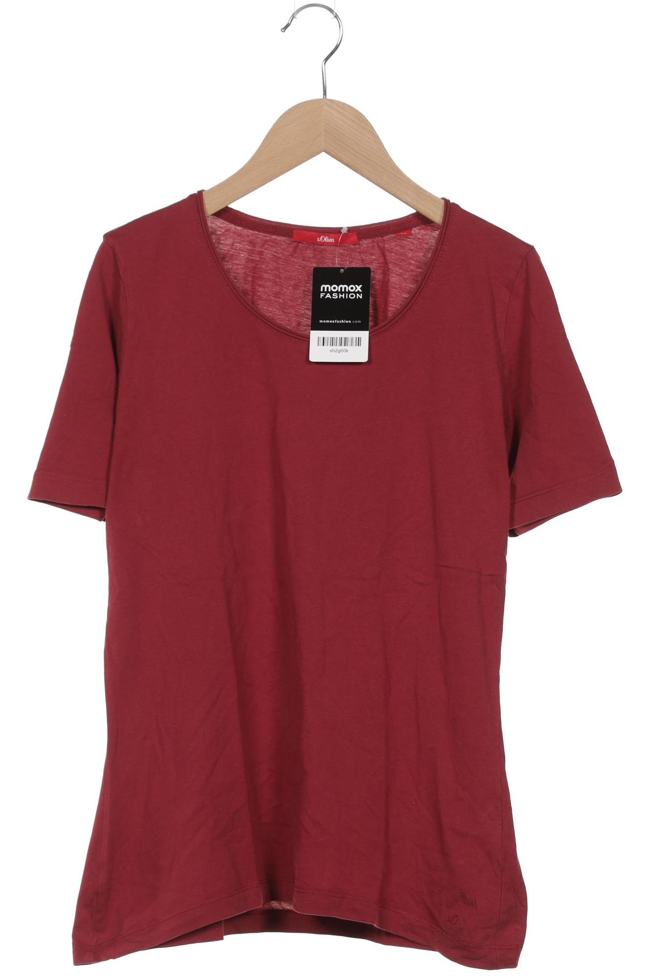 

s.Oliver Damen T-Shirt, bordeaux, Gr. 40