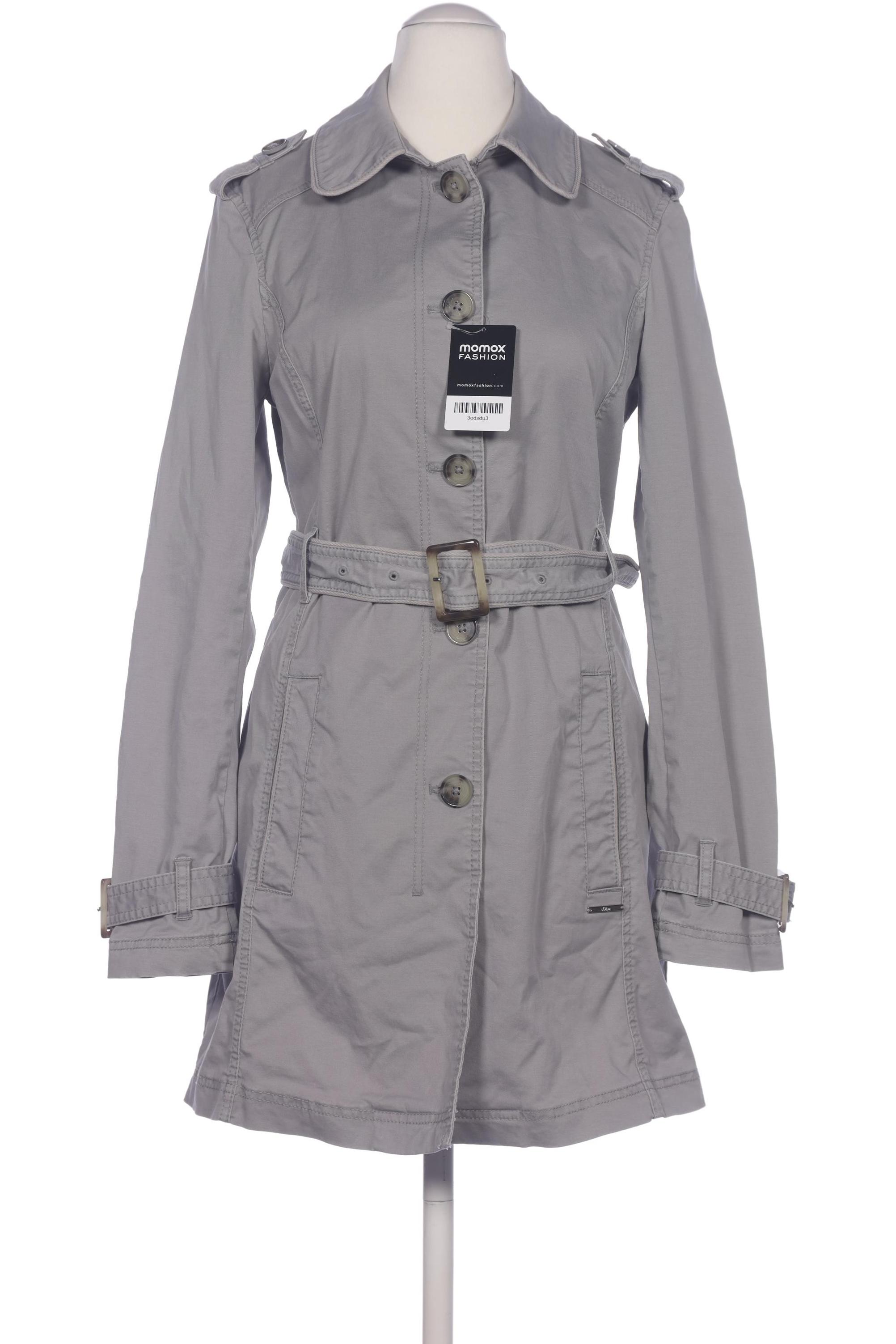 

s.Oliver Damen Mantel, grau, Gr. 38