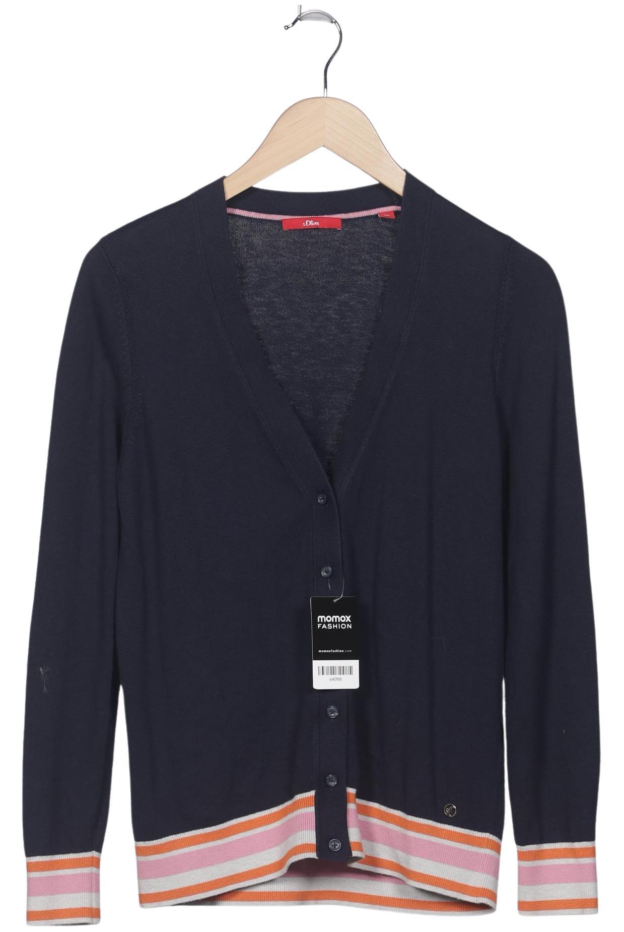 

s.Oliver Damen Strickjacke, marineblau, Gr. 38