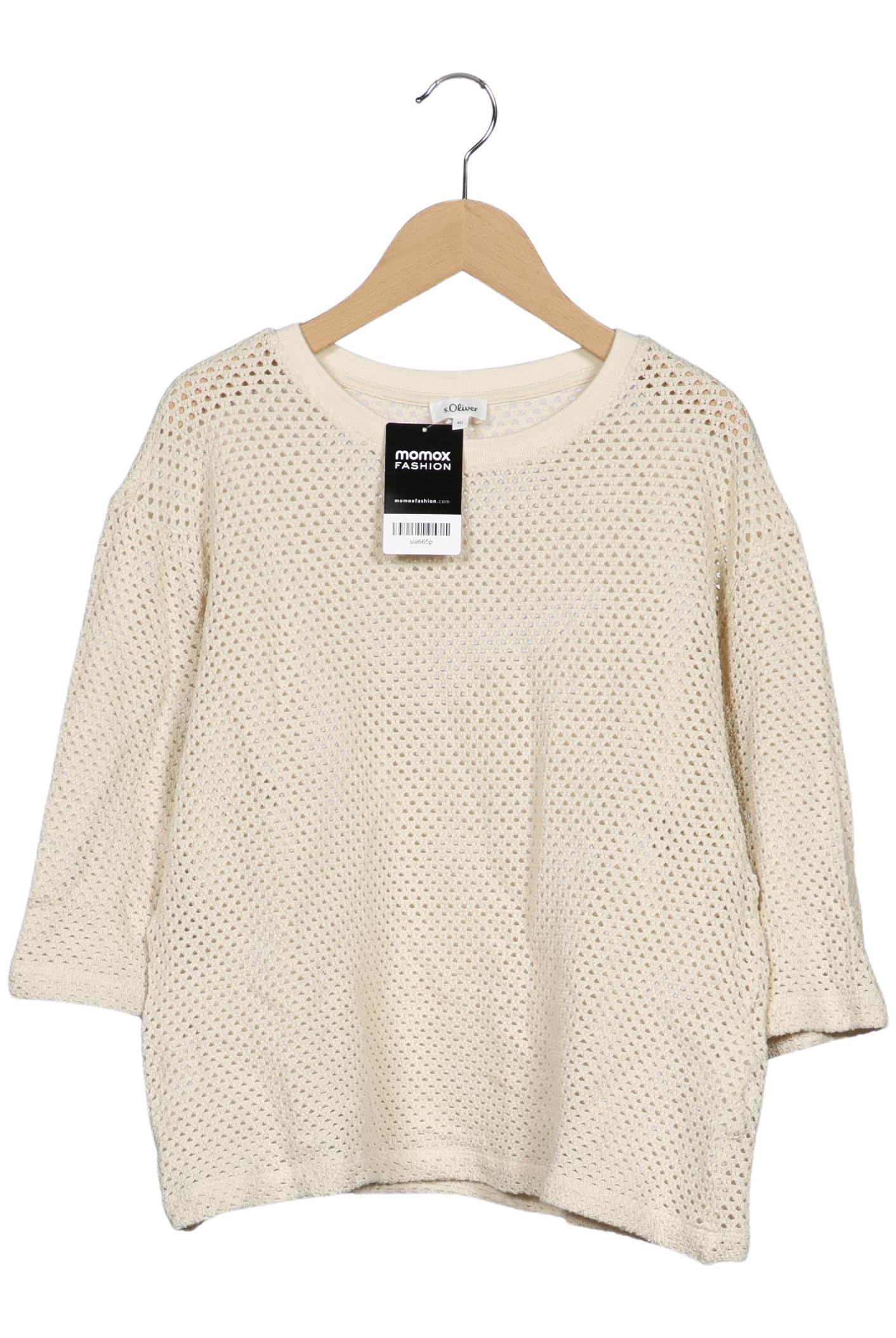 

s.Oliver Damen Pullover, cremeweiß, Gr. 40