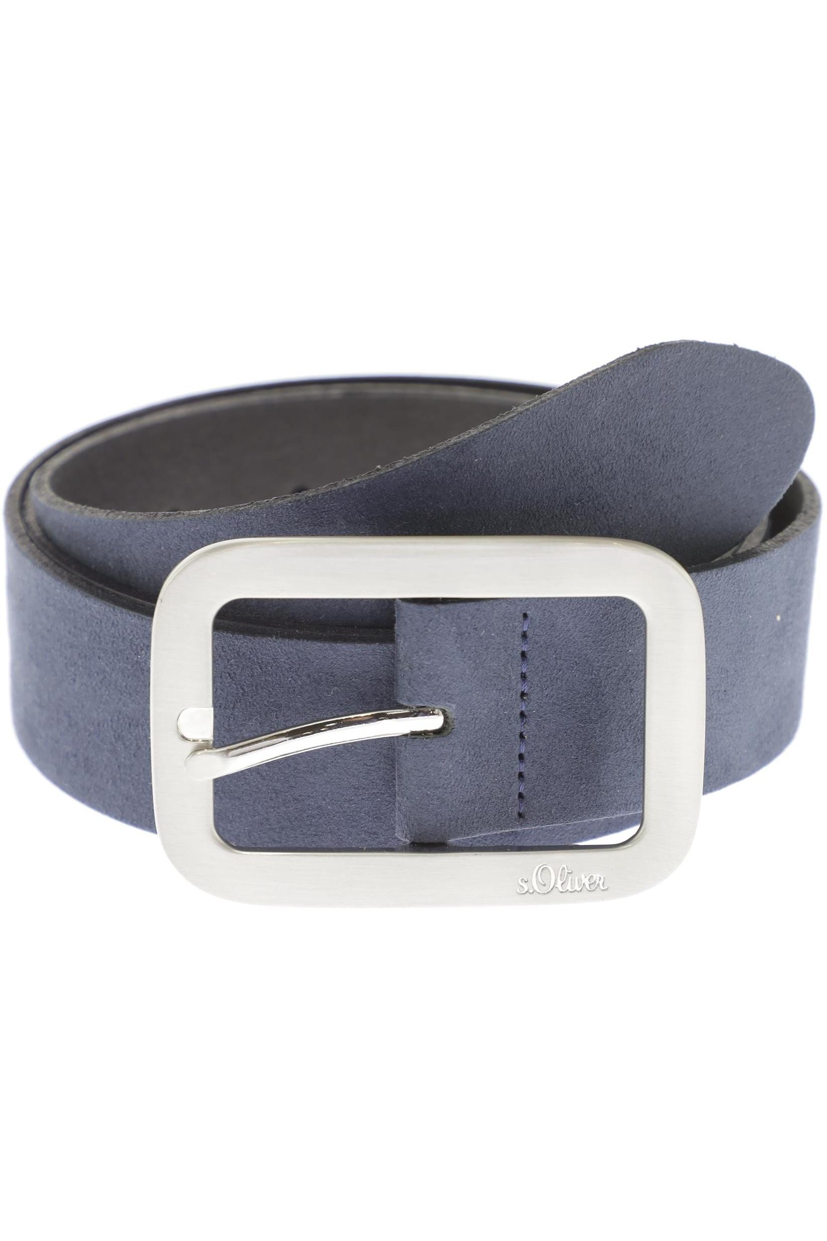 

s.Oliver Damen Gürtel, marineblau, Gr. 100