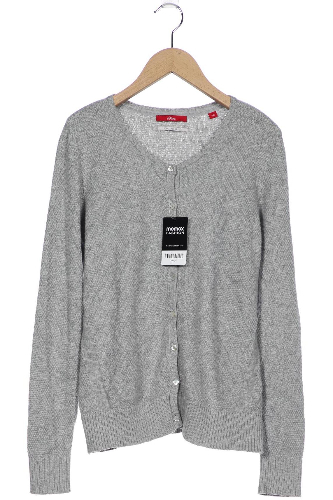 

s.Oliver Damen Strickjacke, grau